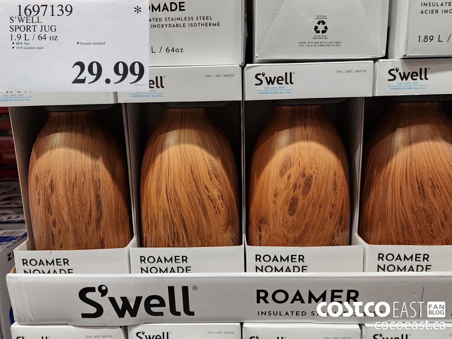 1697139 S'WELL SPORT JUG 1.9 L/ 64 oz $29.99