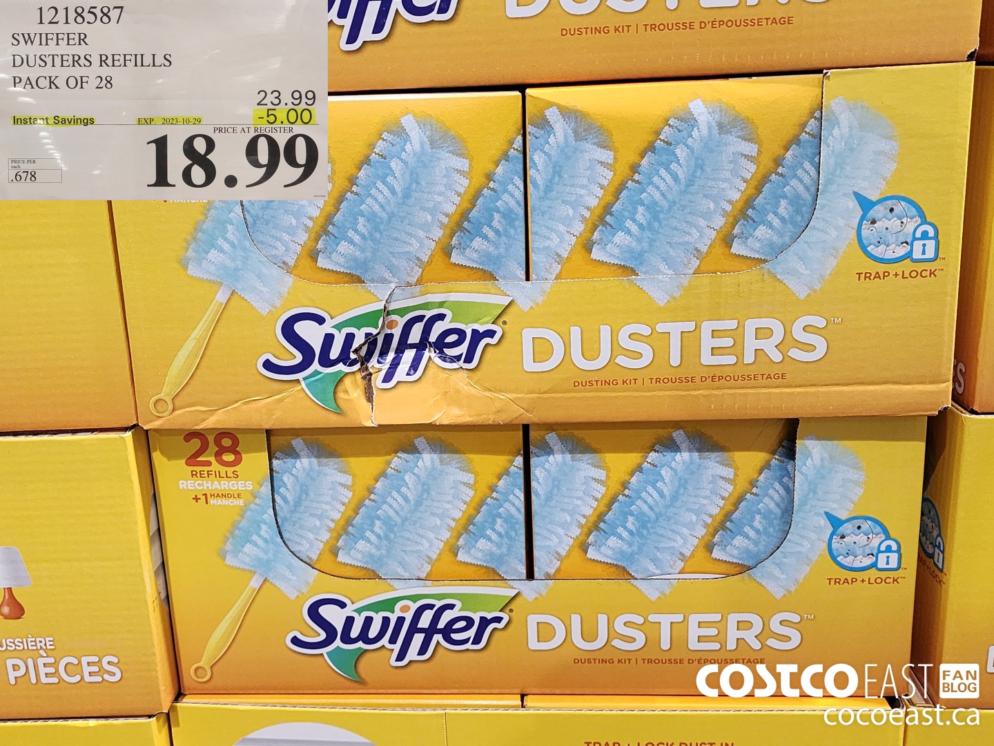 1218587 SWIFFER DUSTERS REFILLS PACK OF 28 ($5.00 INSTANT SAVINGS EXPIRES ON 2023-10-29) $18.99