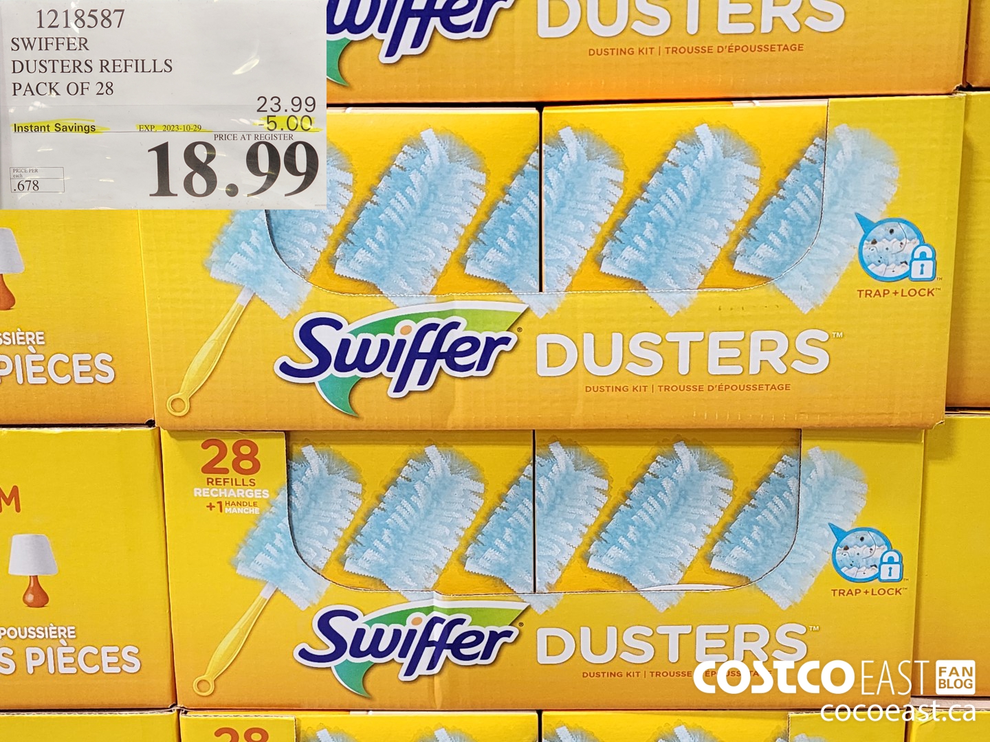 1218587 SWIFFER DUSTERS REFILLS PACK OF 28 ($5.00 INSTANT SAVINGS EXPIRES ON 2023-10-29) $18.99