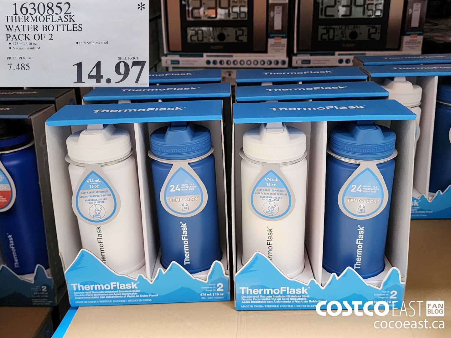 1630852 THERMOFLASK WATER BOTTLES PACK OF 2 $14.97