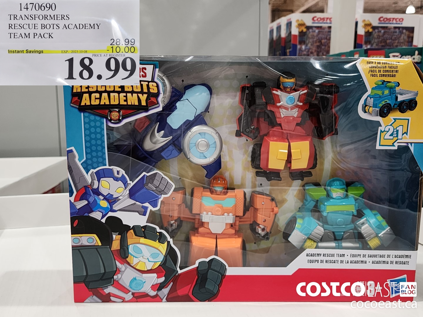 1470690 TRANSFORMERS RESCUE BOTS ACADEMY TEAM PACK ($10.00 INSTANT SAVINGS EXPIRES ON 2023-10-08) $18.99