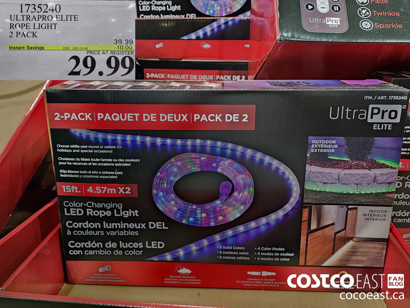 1735240 ULTRAPRO ELITE ROPE LIGHT 2 PACK ($10.00 INSTANT SAVINGS EXPIRES ON 2023-10-08) $29.99