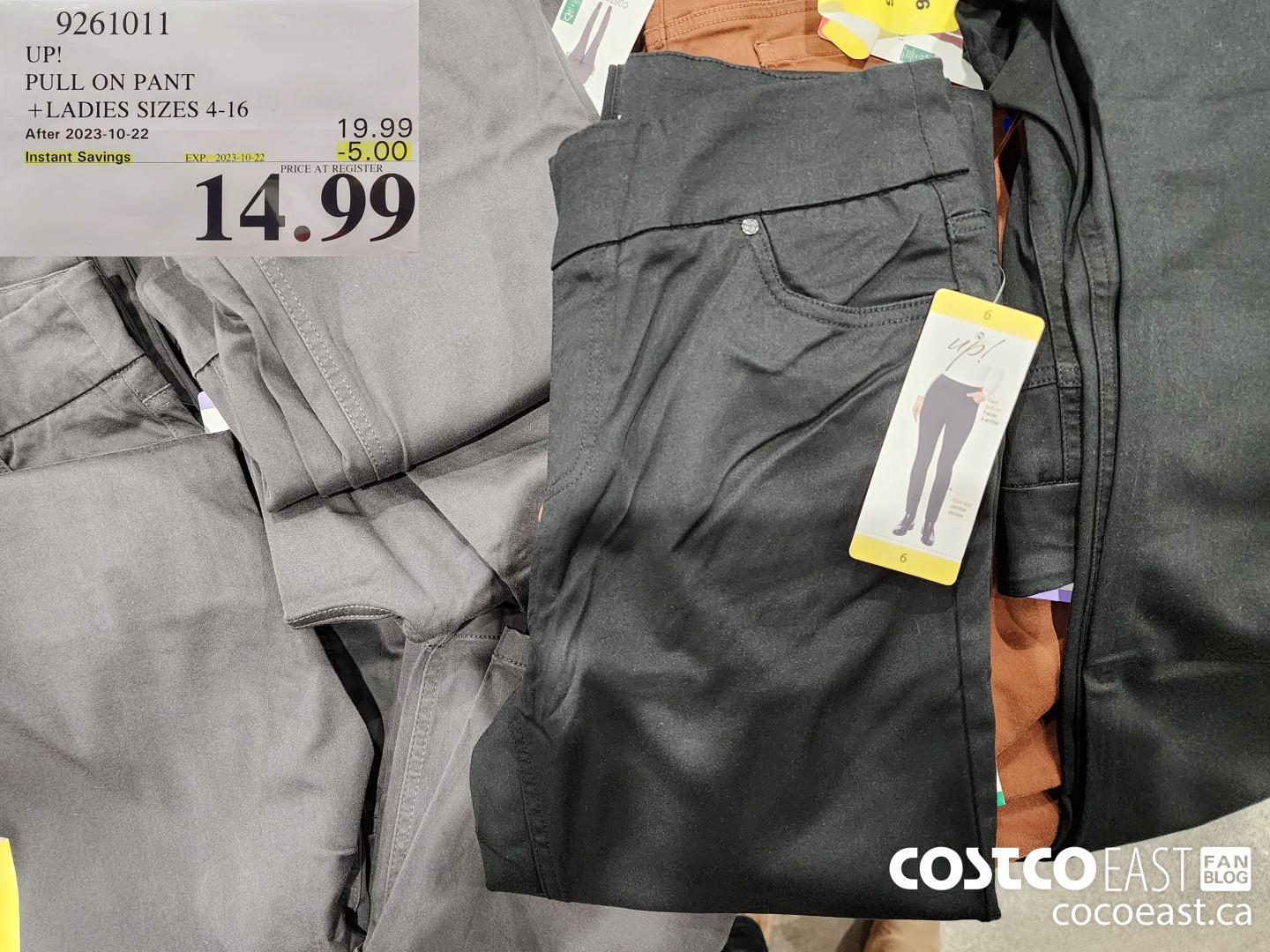 9261011 UP! PULL ON PANT + LADIES SIZES 4-16 ($5.00 INSTANT SAVINGS EXPIRES ON 2023-10-22) $14.99