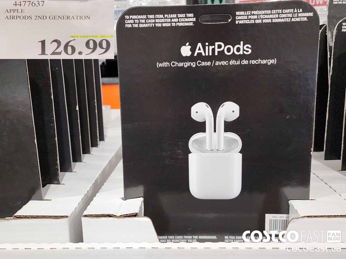 4477637 APPLE AIRPODS 2ND GENERATION $126.99