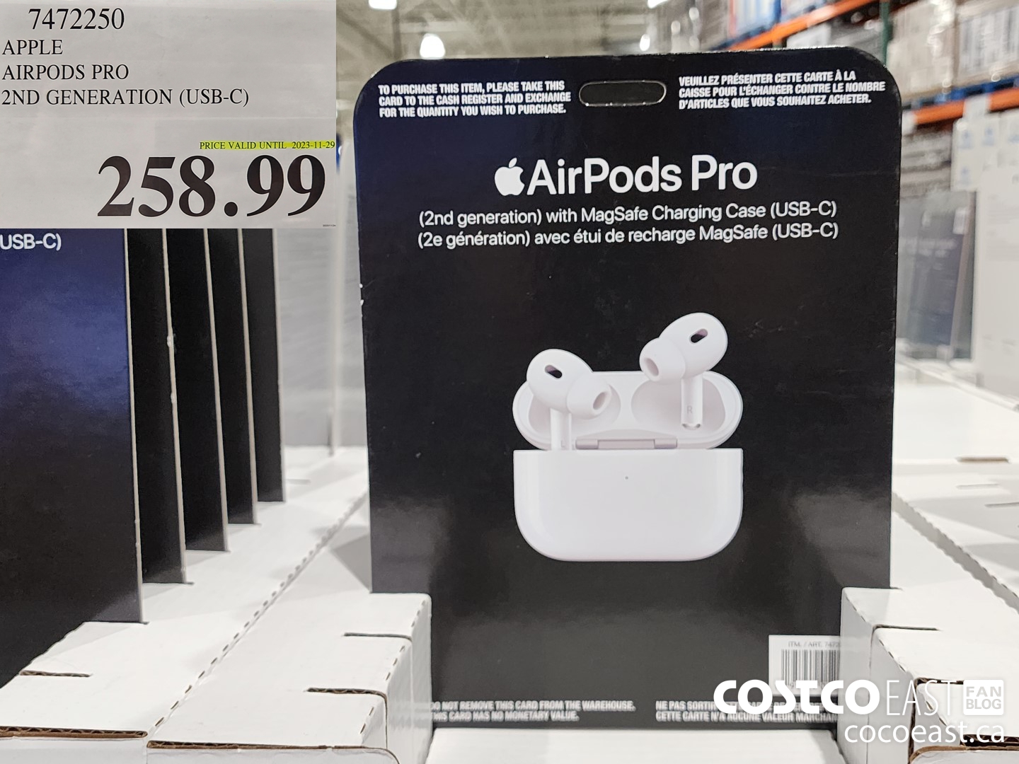 7472250 APPLE AIRPODS PRO 2ND GENERATION (USB-C) $258.99