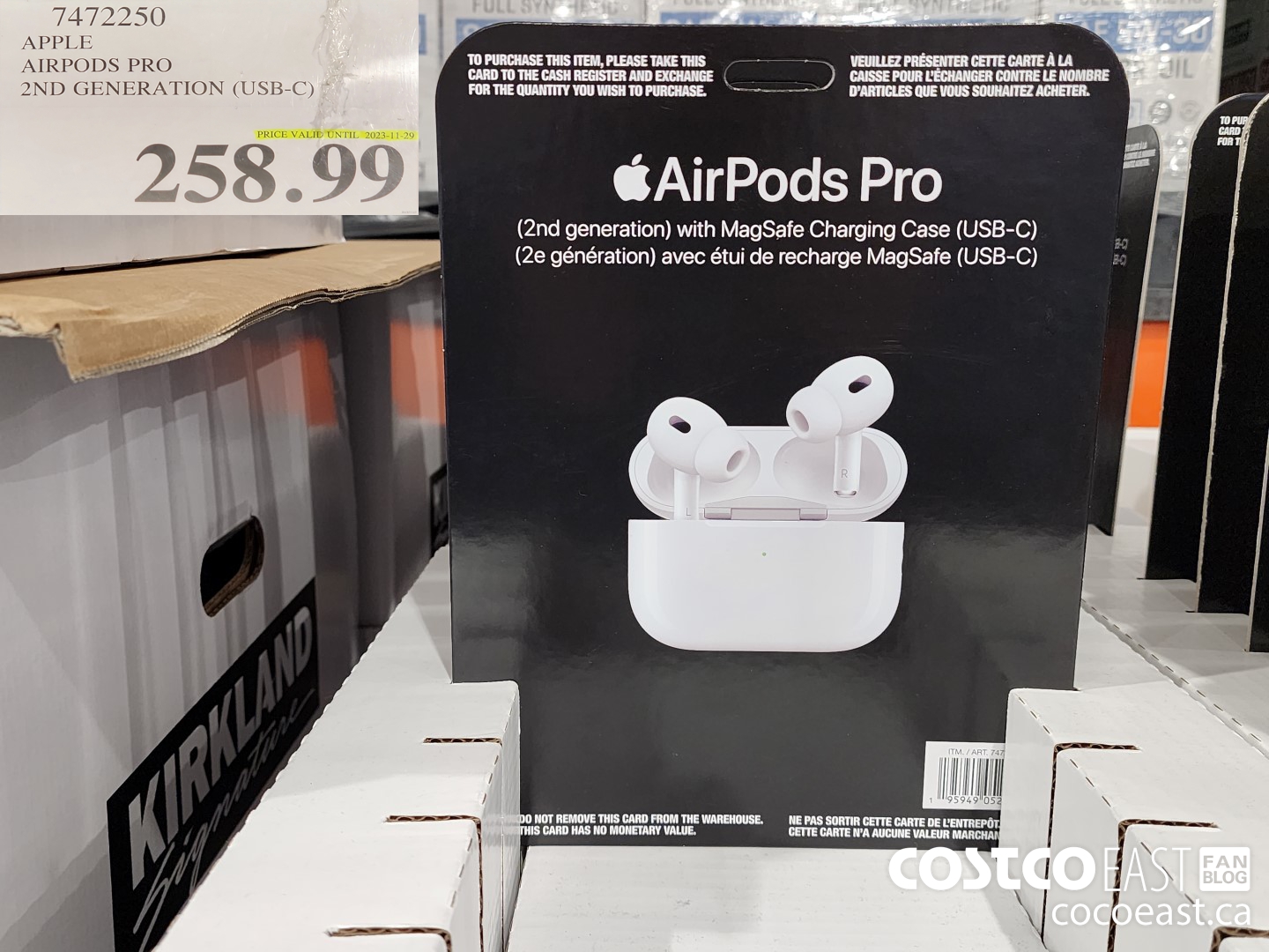 7472250 APPLE AIRPODS PRO 2ND GENERATION (USB-C) $258.99