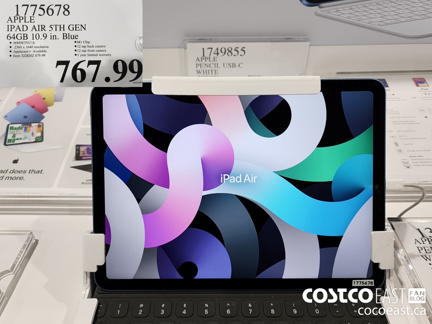 1775678 APPLE IPAD AIR 5TH GEN 64GB 10.9 in. Blue $767.99