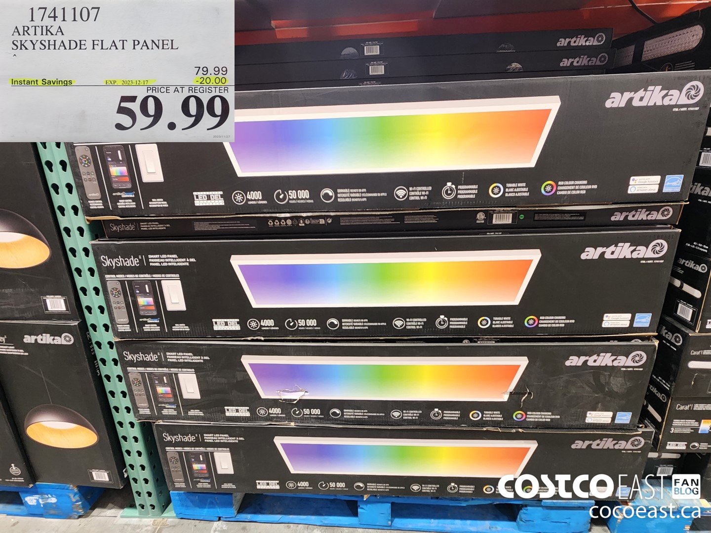 1741107 ARTIKA SKYSHADE FLAT PANEL ($20.00 INSTANT SAVINGS EXPIRES ON 2023-12-17) $59.99