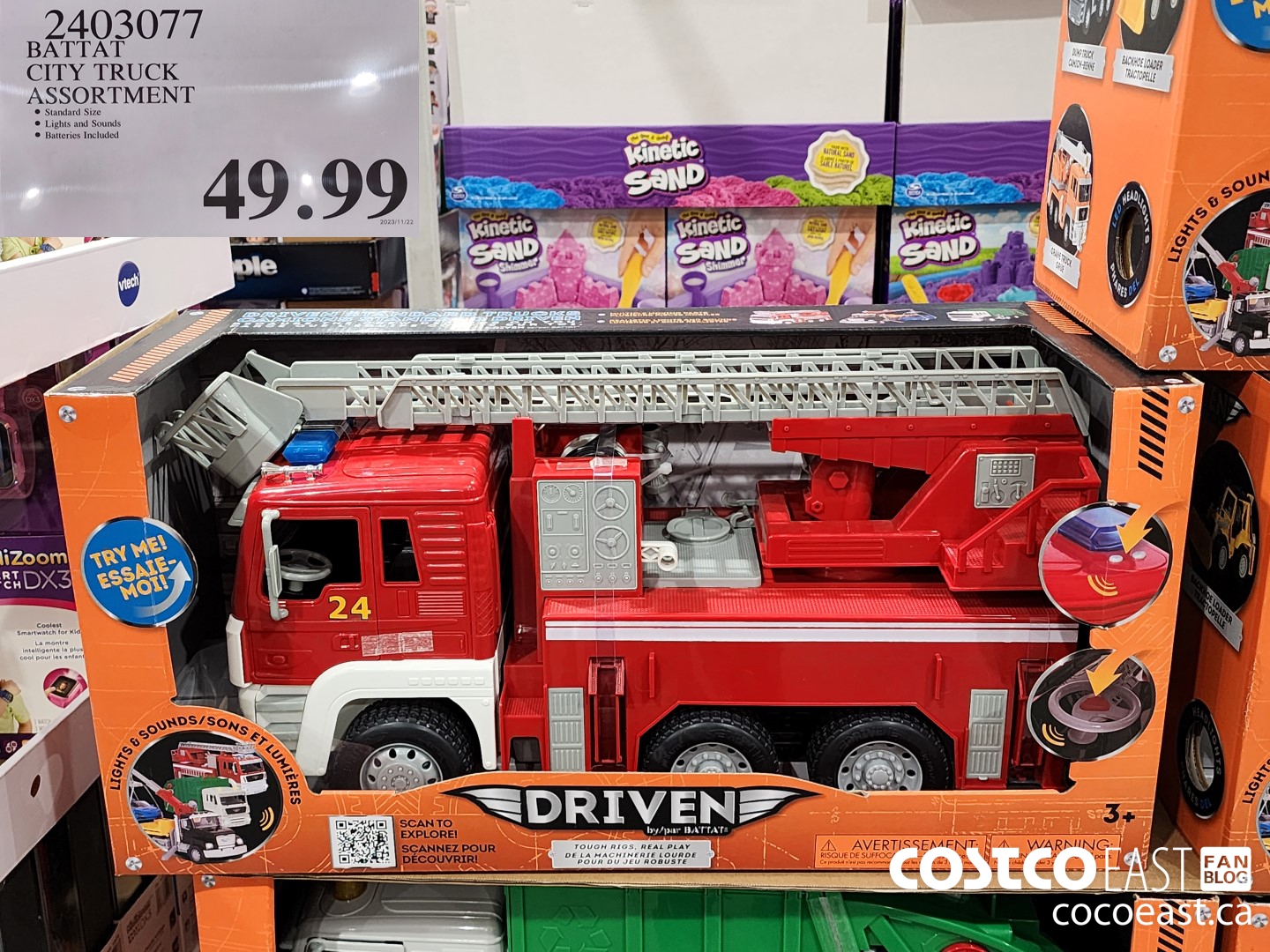 2403077 BATTAT CITY TRUCK ASSORTMENT $49.99