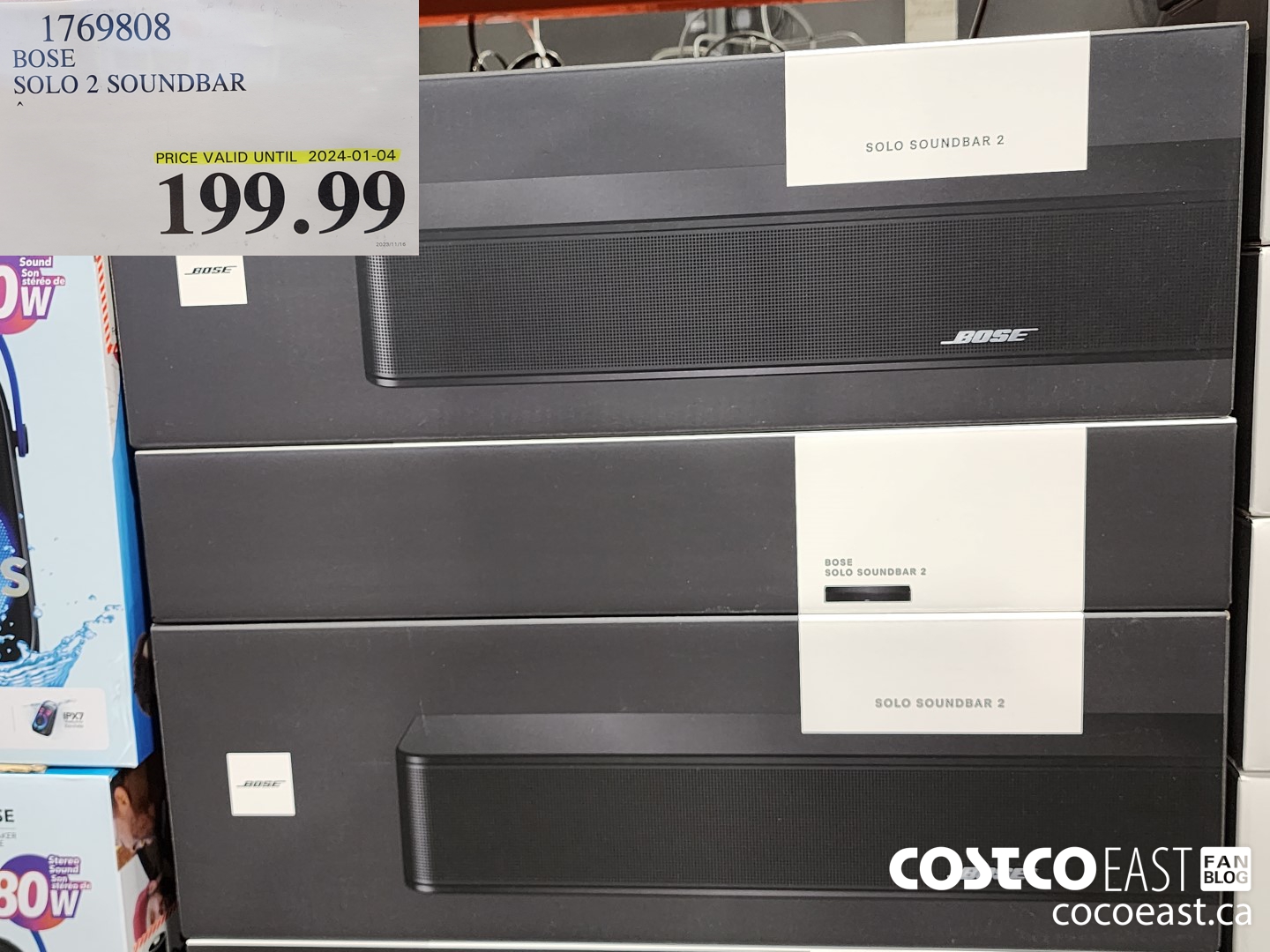 1769808 BOSE SOLO 2 SOUNDBAR $199.99