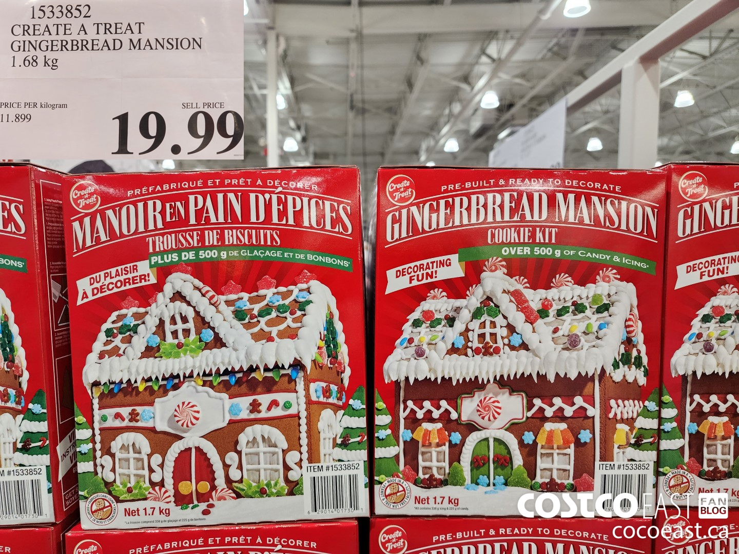 1533852 CREATE A TREAT GINGERBREAD HOUSE 1.68 KG $19.99