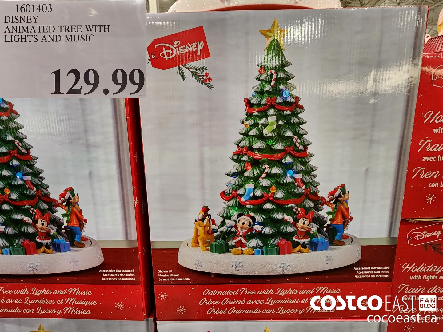 1601403 DISNEY ANIMATED TREE WITH LIGHTS AND MUSIC $129.99