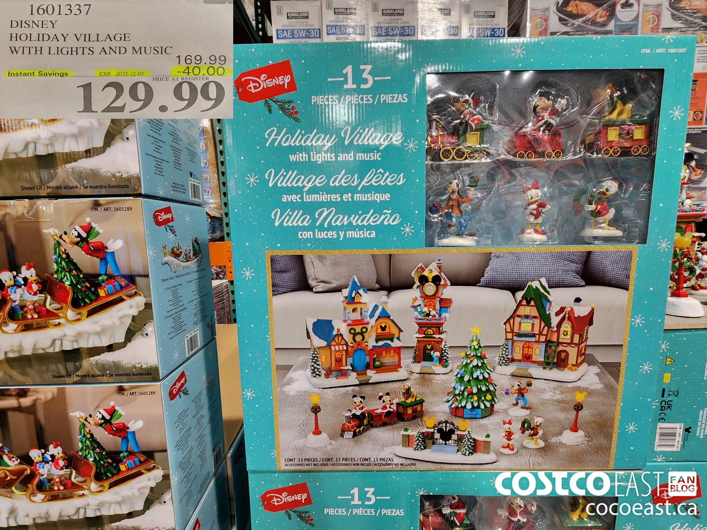 1601337 DISNEY HOLIDAY VILLAGE WITH LIGHTS AND MUSIC ($40.00 INSTANT SAVINGS EXPIRES ON 2023-12-03) $129.99
