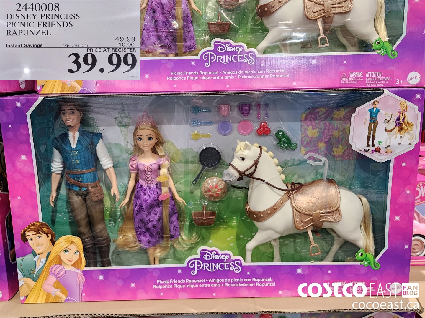 2440008 DISNEY PRINCESS PICNIC FRIENDS RAPUNZEL ($10.00 INSTANT SAVINGS EXPIRES ON 2023-12-03) $39.99