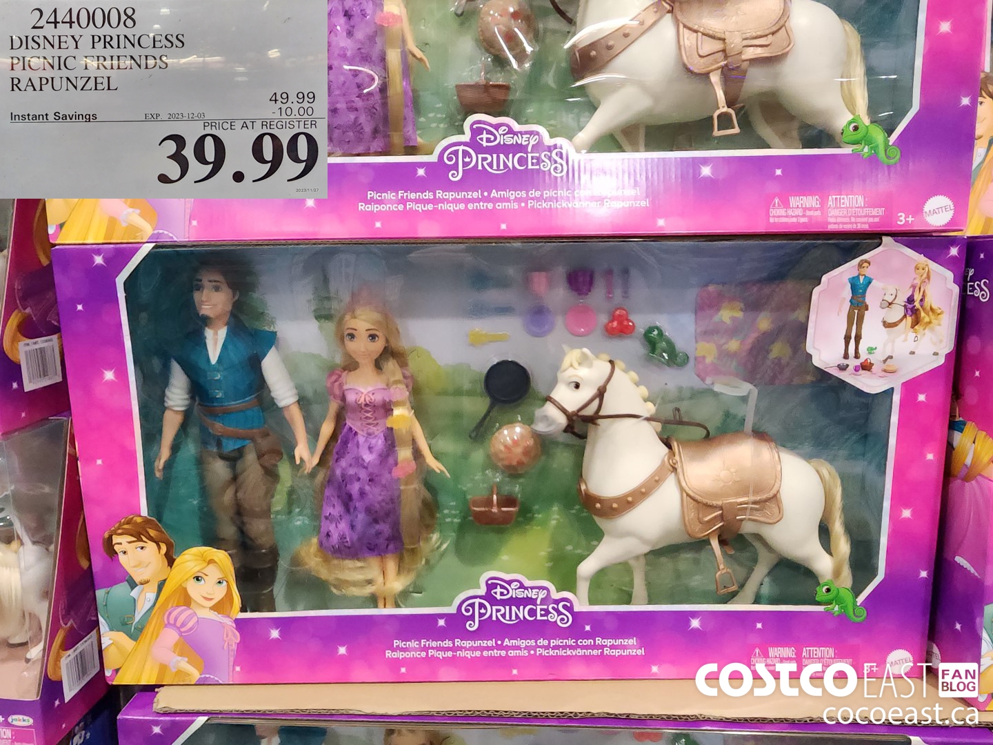 2440008 DISNEY PRINCESS PICNIC FRIENDS RAPUNZEL ($10.00 INSTANT SAVINGS EXPIRES ON 2023-12-03) $39.99