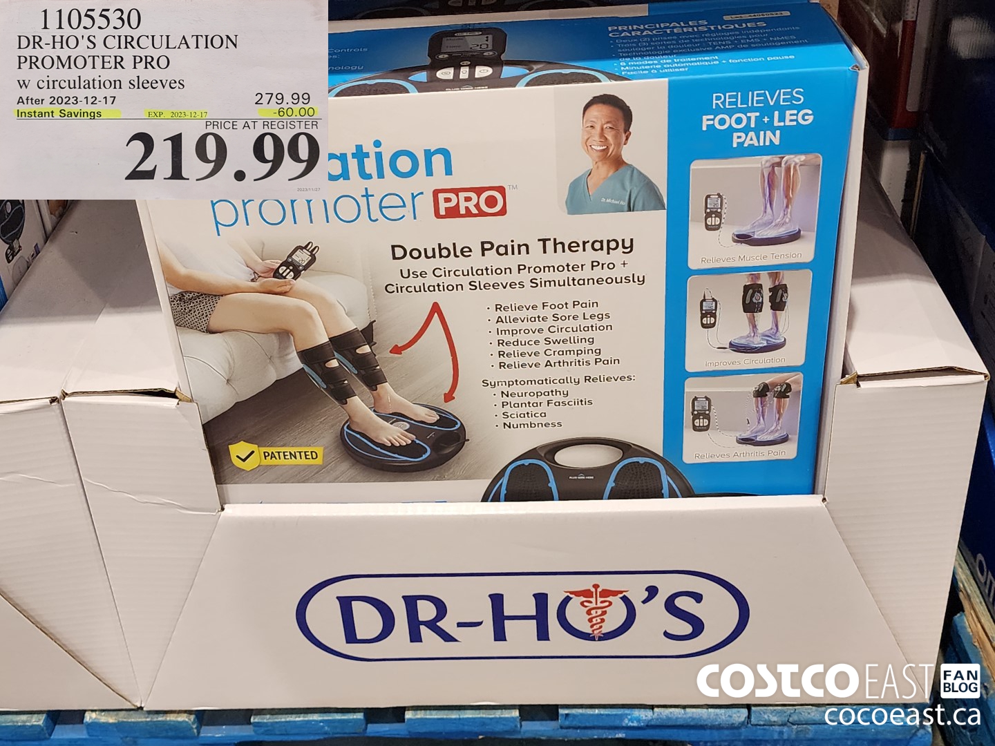 1105530 DR-HO'S CIRCULATION PROMOTER PRO w circulation sleeves ($60.00 INSTANT SAVINGS EXPIRES ON 2023-12-17) $219.99