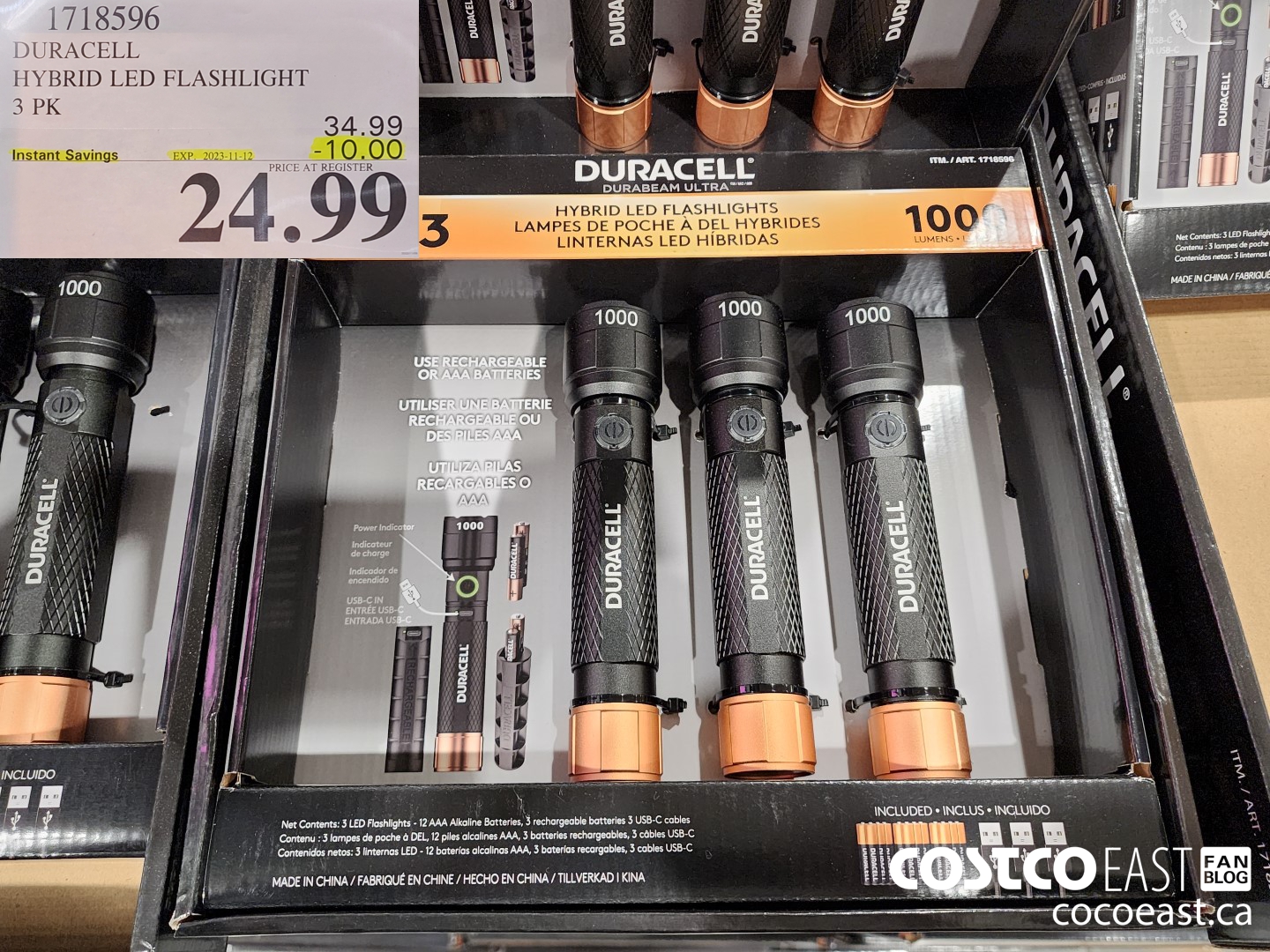 DURACELL HYBRID LANTERN On Sale in COSTCO (Exp. May 14, 2023) #costco 