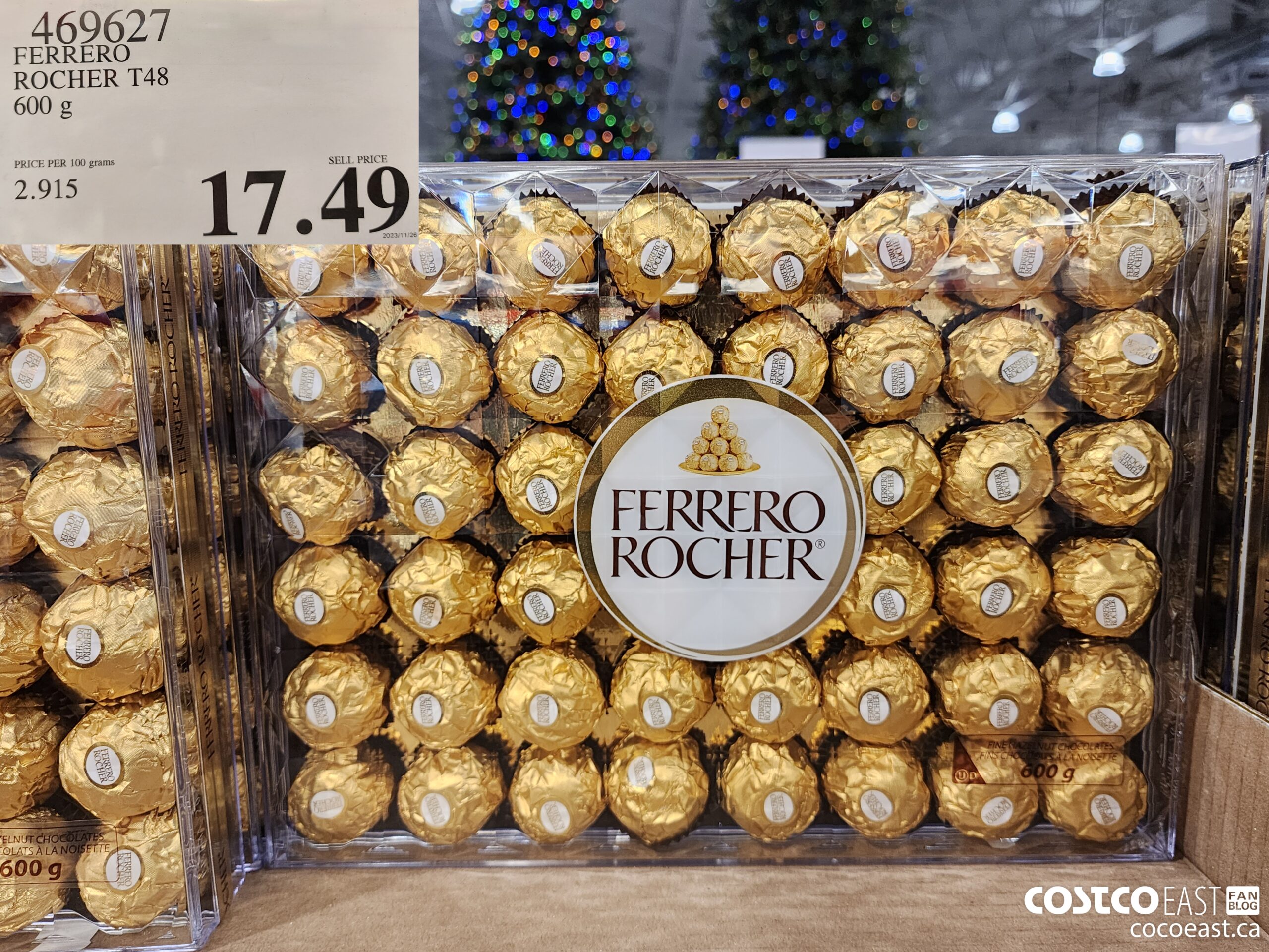 469627 FERRERO ROCHER T48 600 G $17.49