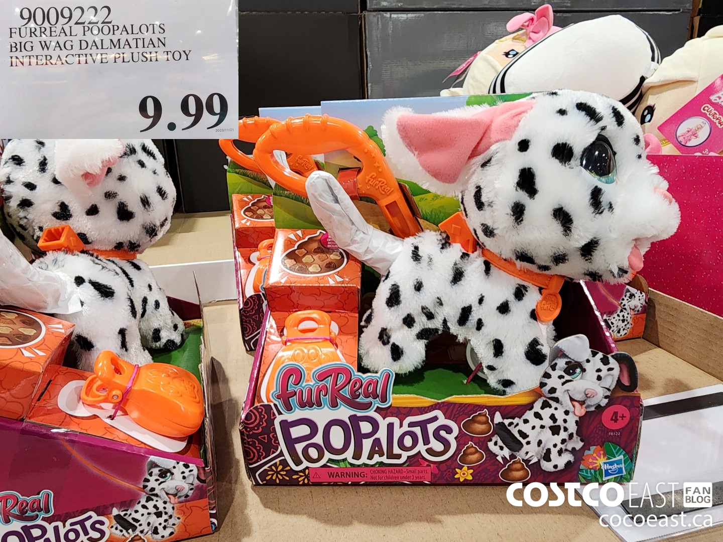 9009222 FURREAL POOPALOTS BIG WAG DALMATIAN INTERACTIVE PLUSH TOY $9.99