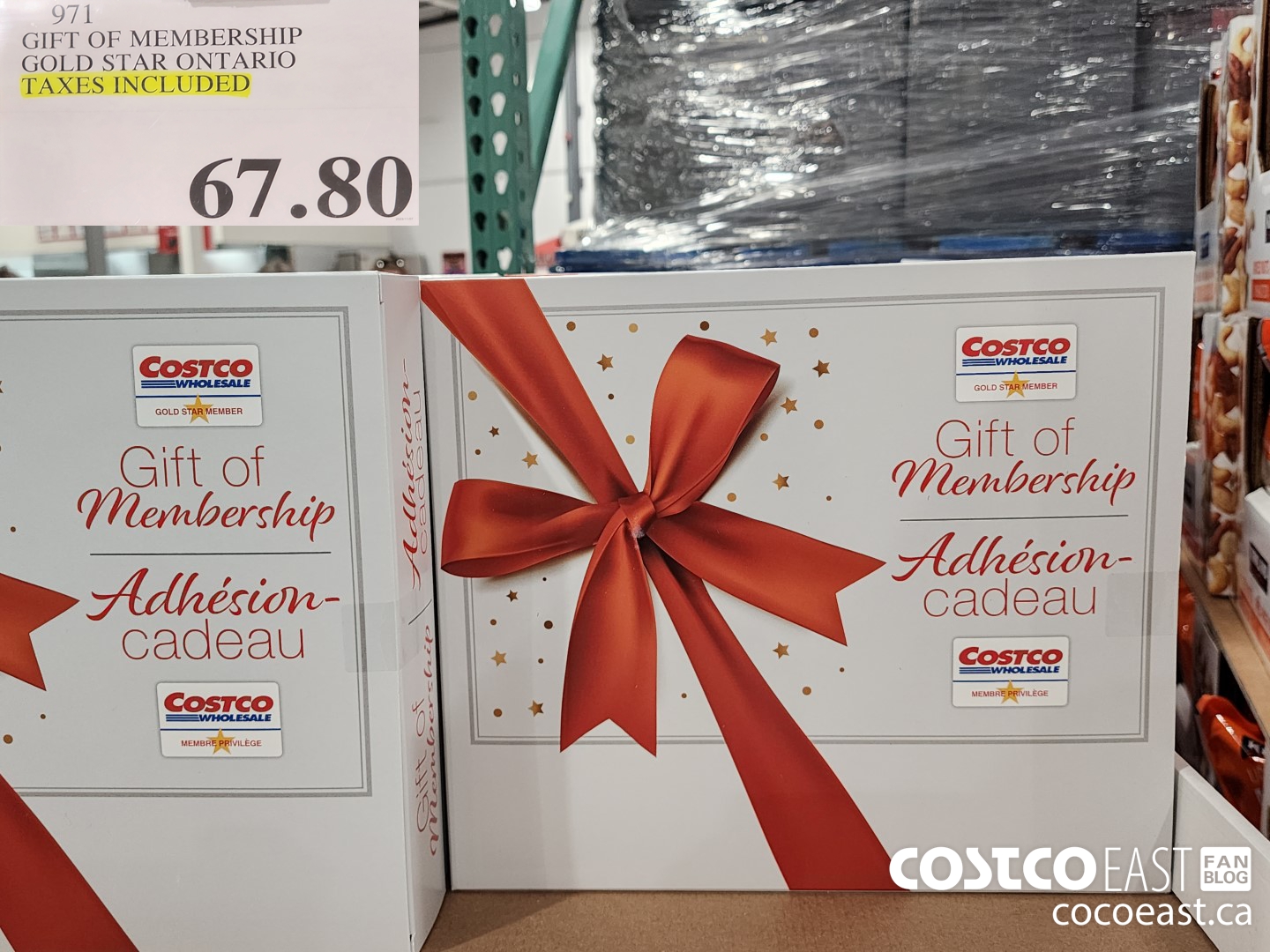 971 GIFT OF MEMBERSHIP GOLD STAR ONTARIO TAXES INCLUDED $67.80