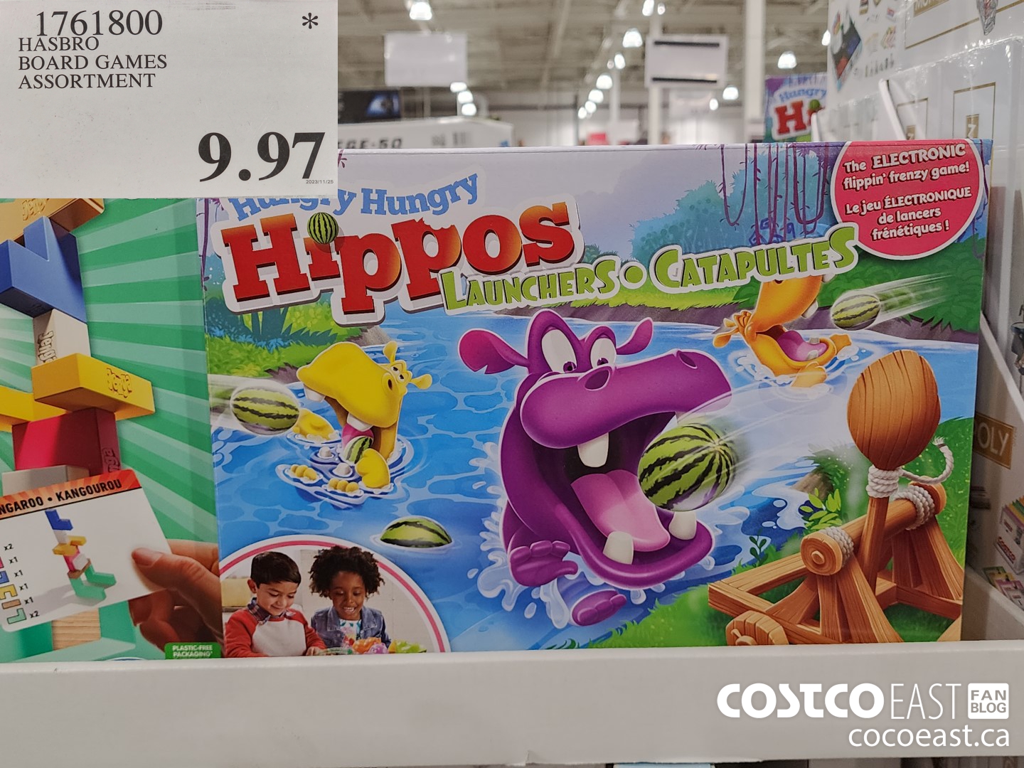 1761800 HASBRO BOARD GAMES ASSORTMENT $9.97