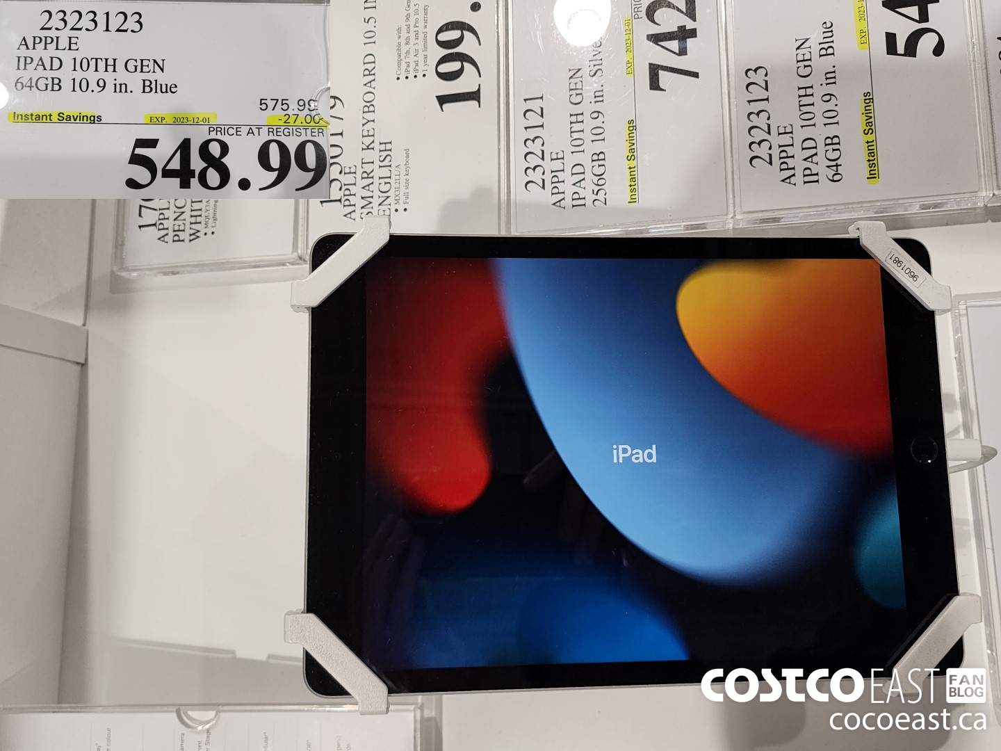 2323123 IPAD 10TH GEN 64GB 10.9 in. Blue ($27.00 INSTANT SAVINGS EXPIRES ON 2023-12-01) $548.99