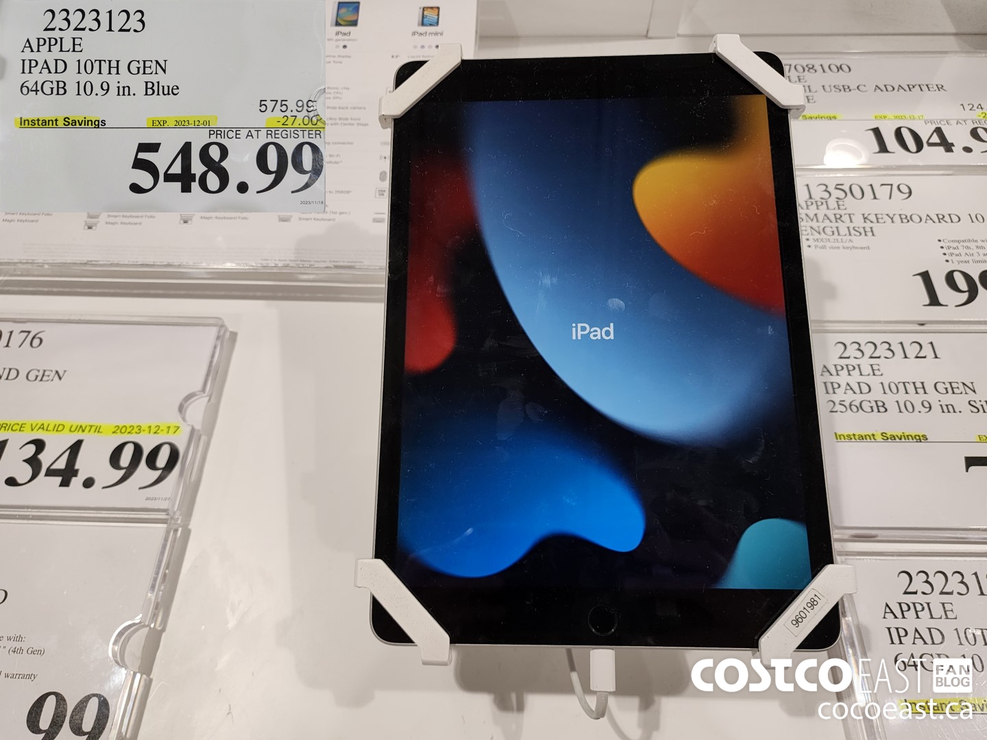 2323123 IPAD 10TH GEN 64GB 10.9 in. Blue ($27.00 INSTANT SAVINGS EXPIRES ON 2023-12-01) $548.99