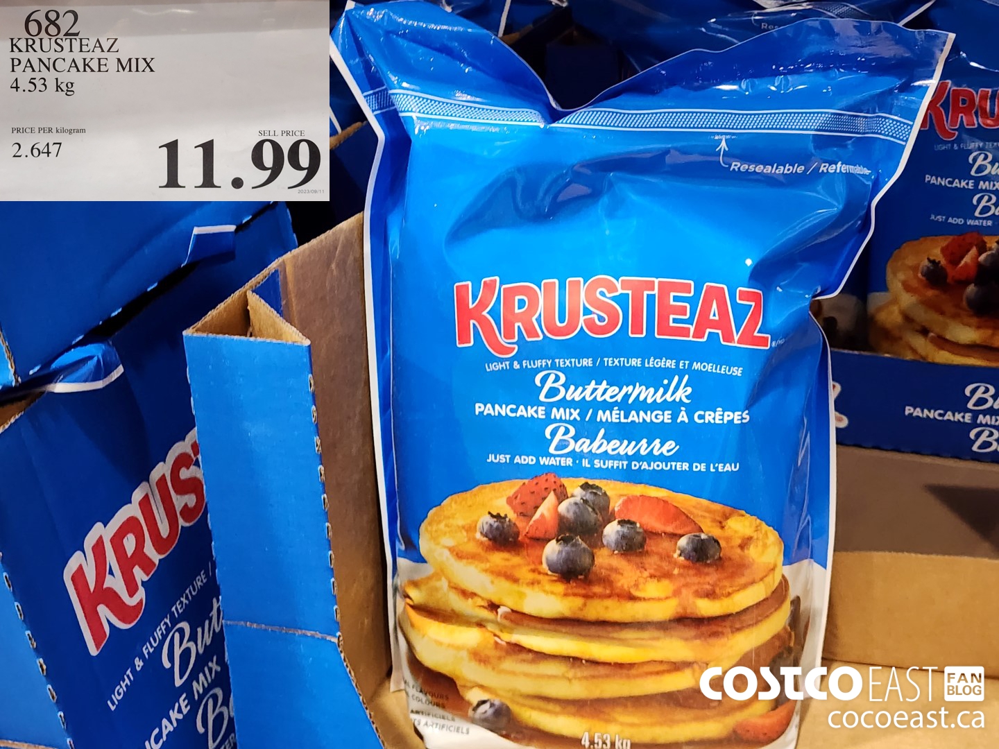 Costco East Breakfast & Pantry Super Post Nov 22nd 2023 Ontario