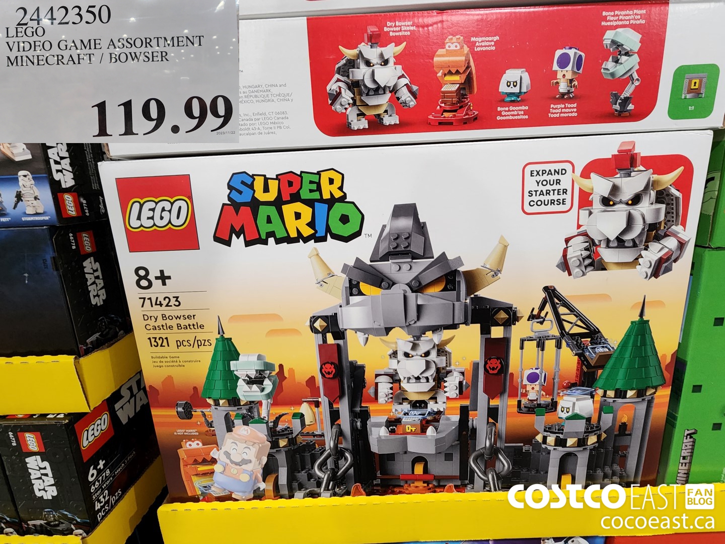 2442350 LEGO VIDEO GAME ASSORTMENT MINECRAFT / BOWSER $119.99