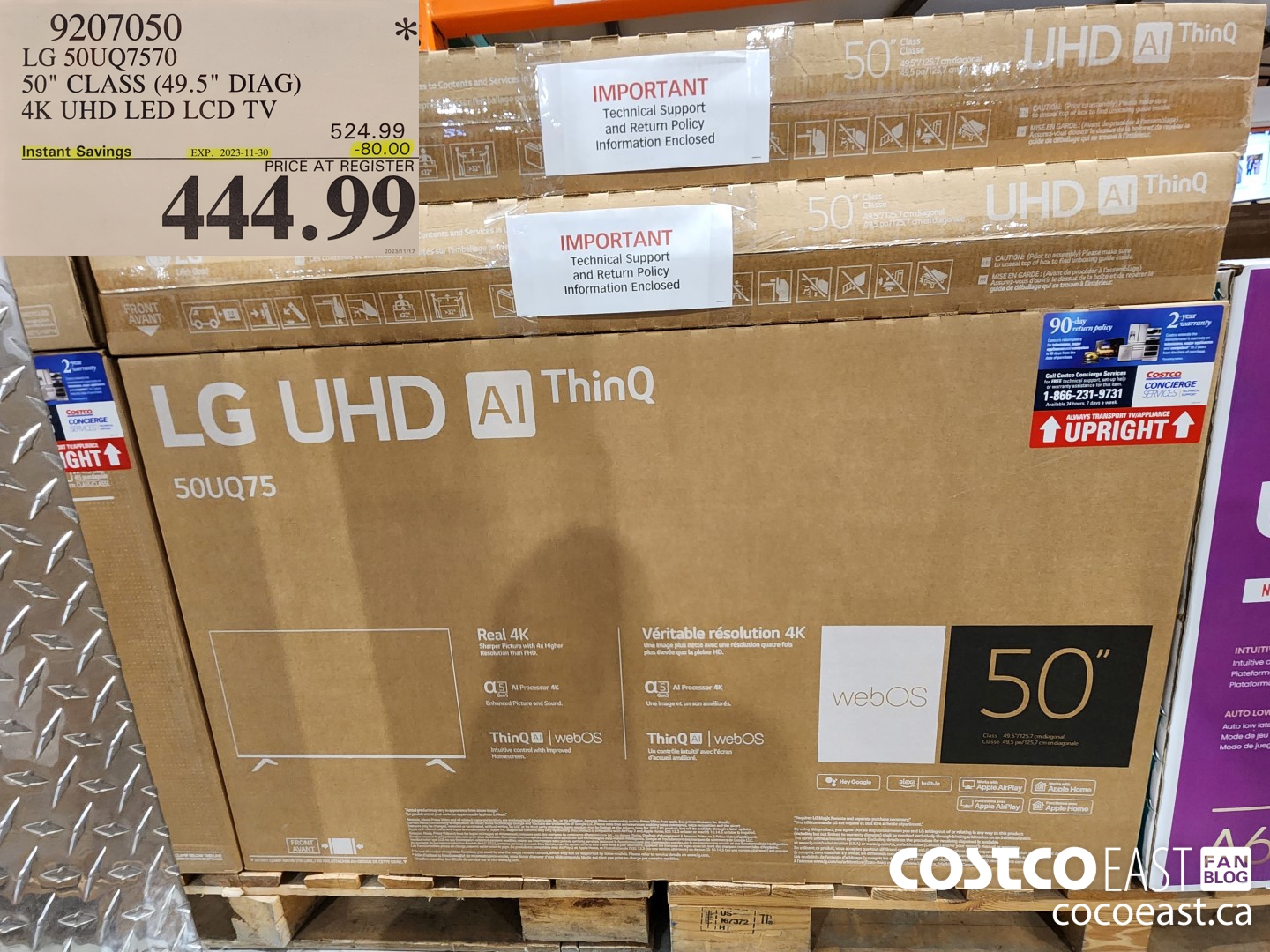 9207050 LG 50UQ7570 50