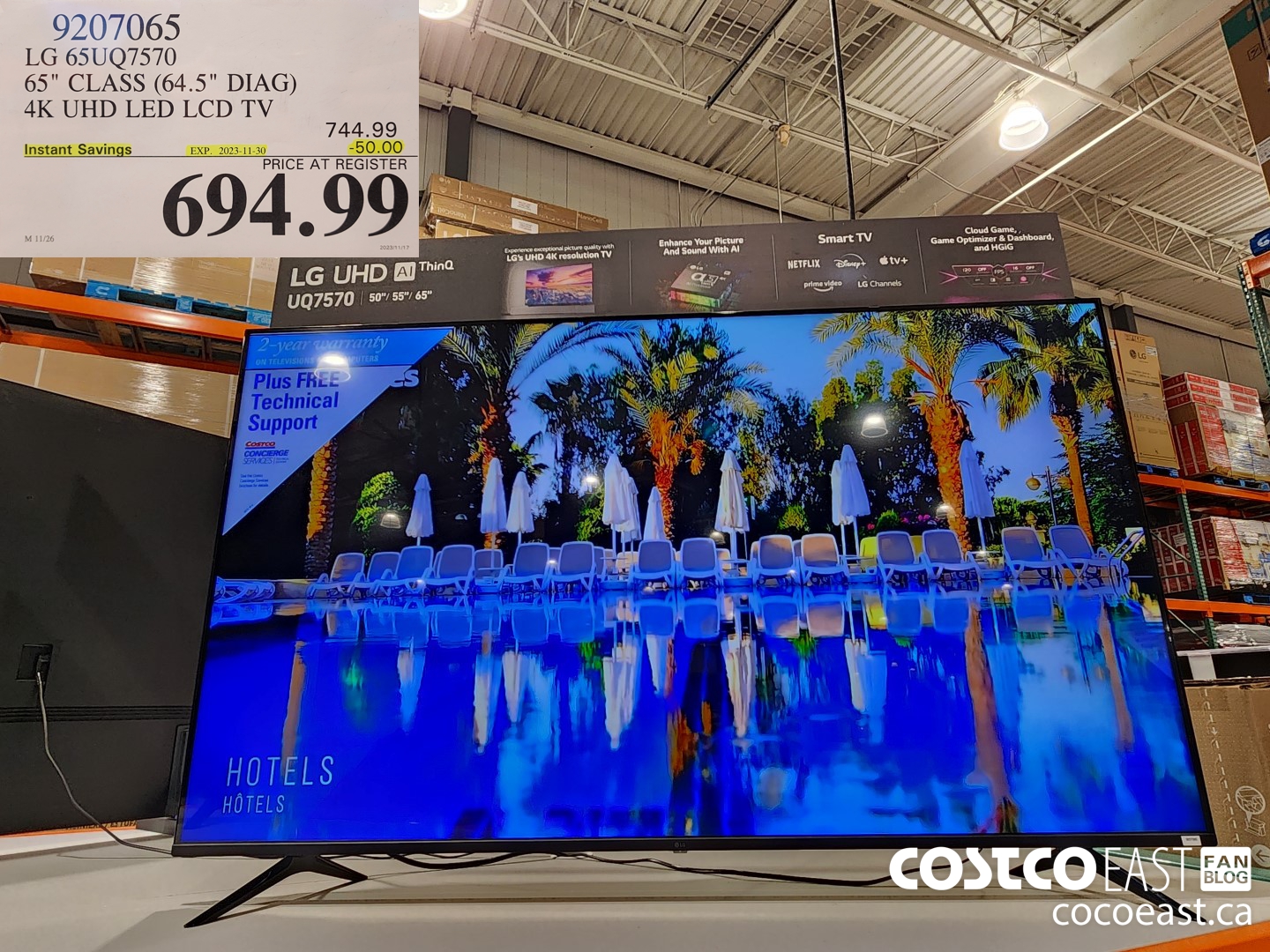 9207065 LG 65 UQ7570 65