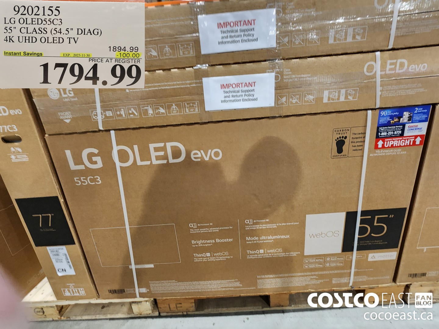 9202155 LG OLED55C3 55