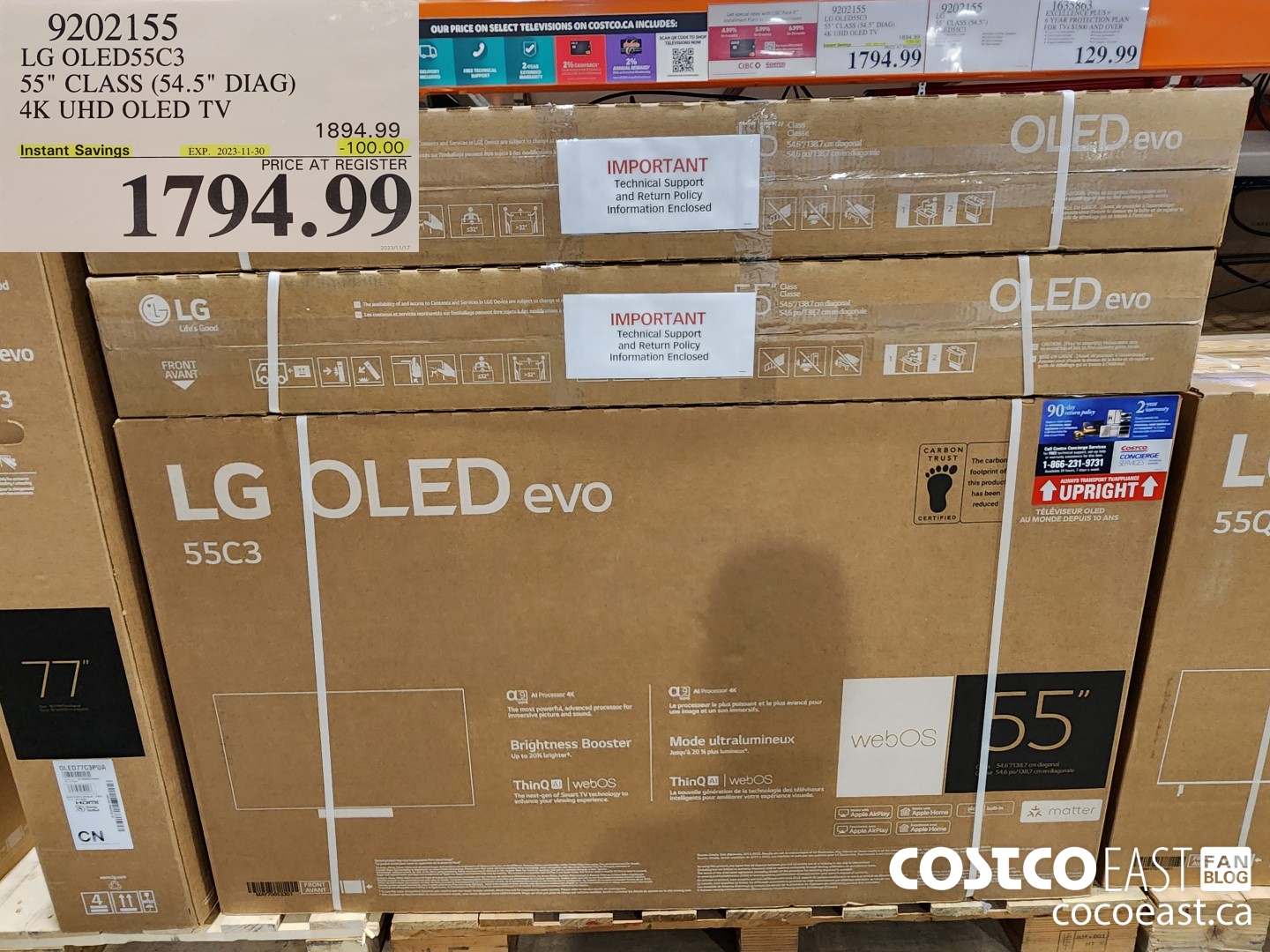 9202155 LG OLED55C3 55