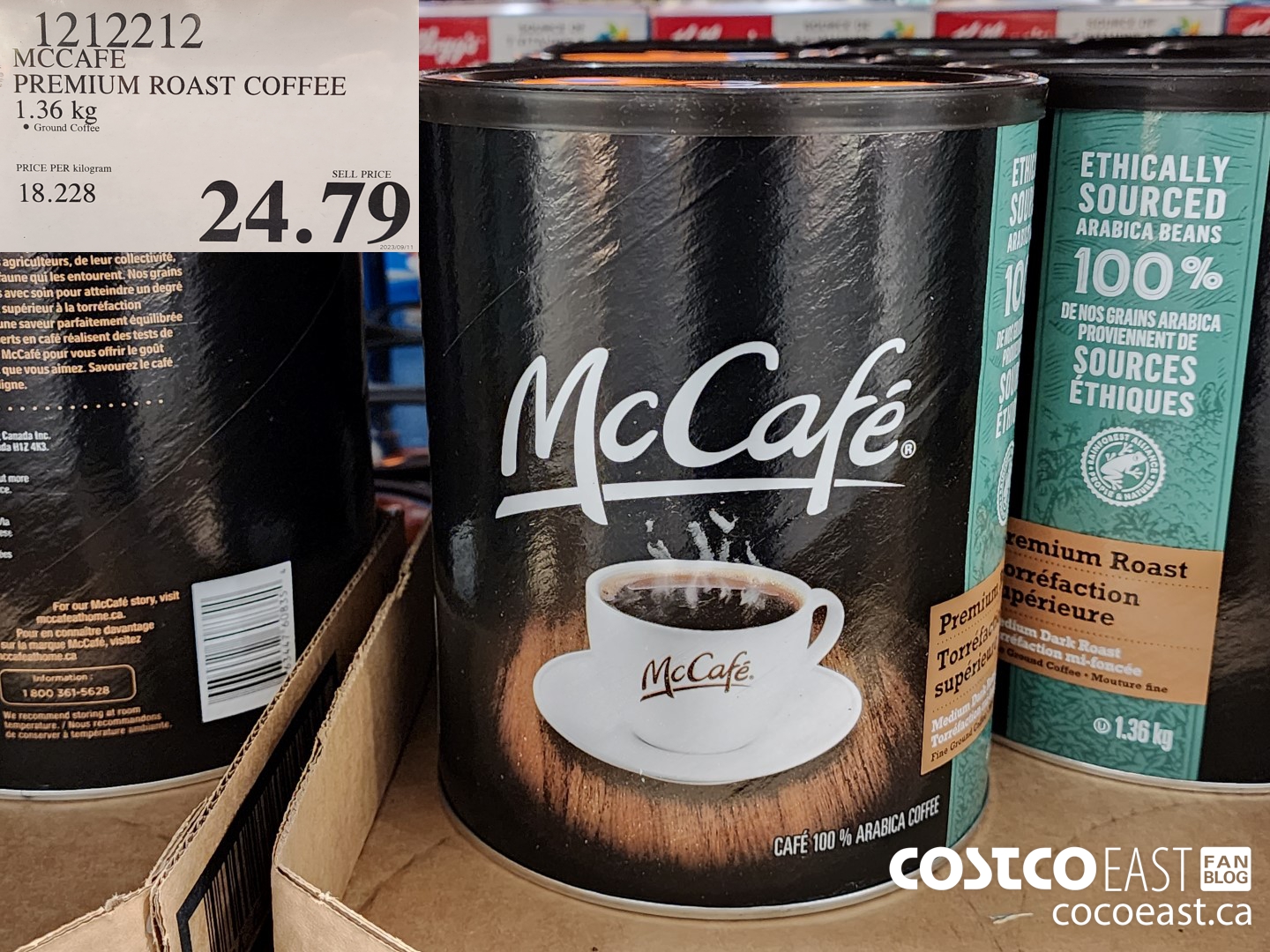 1212212 MCCAFE PREMIUM ROAST COFFEE 1.36 kg $24.79