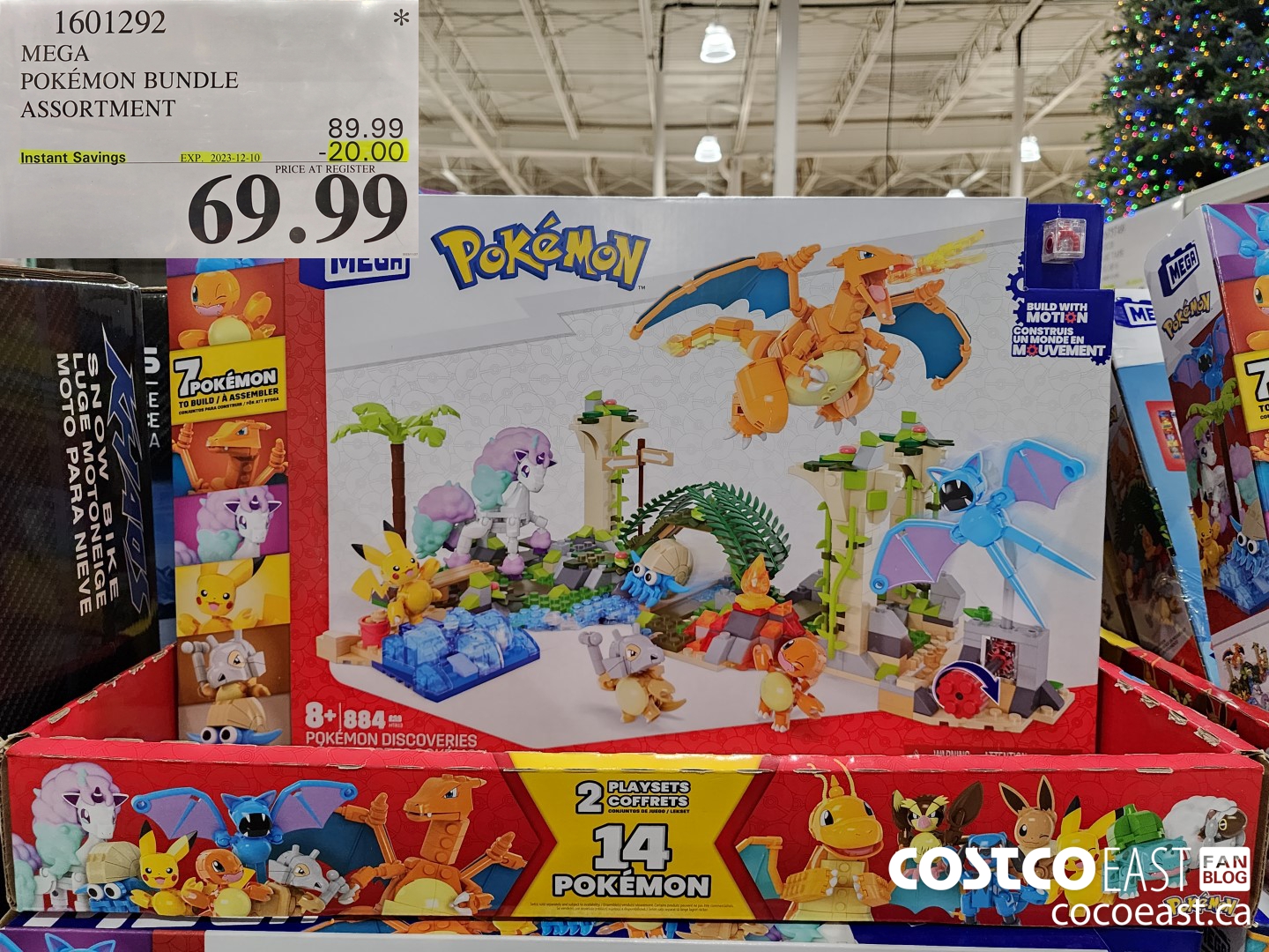1601292 MEGA POKEMON BUNDLE ASSORTMENT ($20.00 INSTANT SAVINGS EXPIRES ON 2023-12-10) $69.99