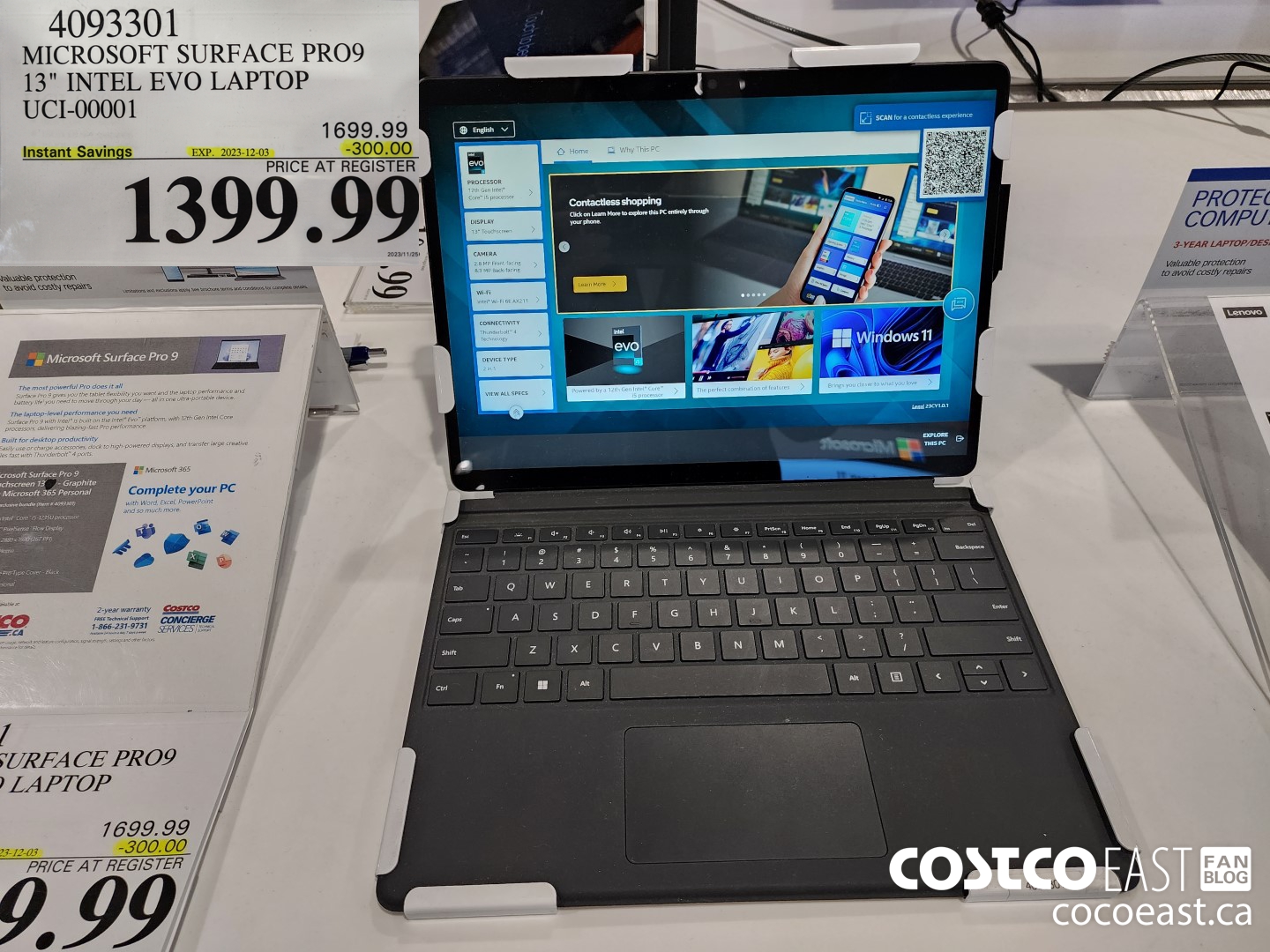 4093301 MICROSOFT SURFACE PRO9 13