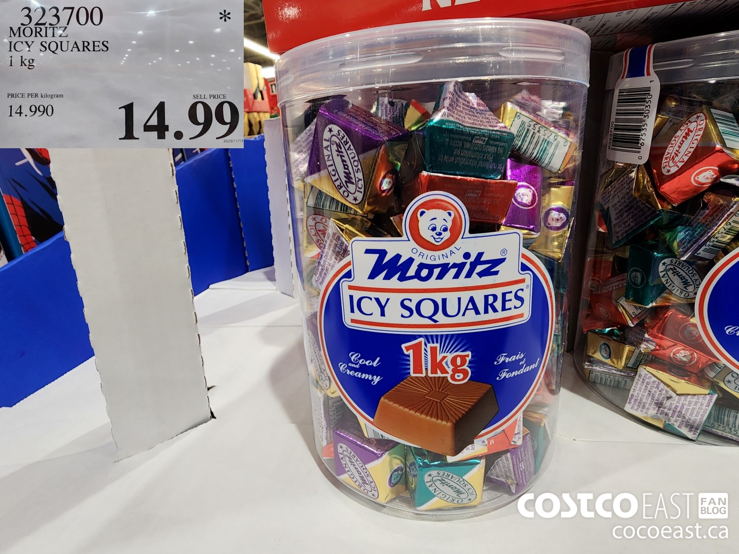 323700 MORITZ ICY SQUARES 1 KG $14.99