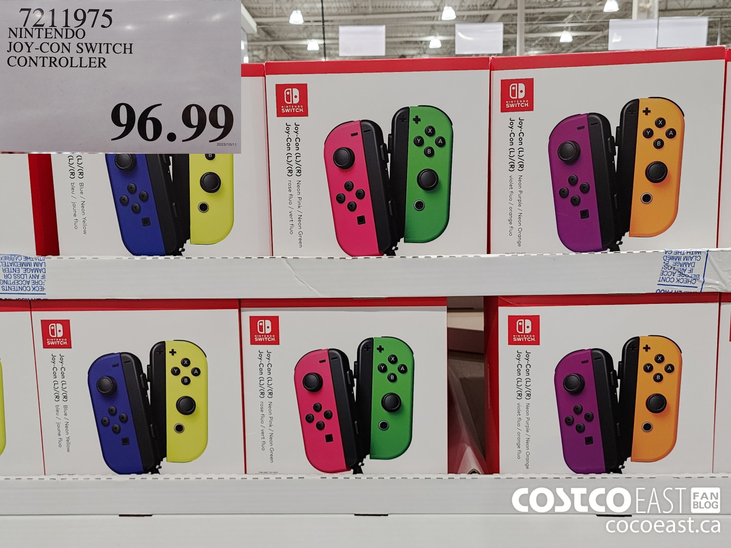 7211975 NINTENDO JOY-CON SWITCH CONTROLLER $96.99