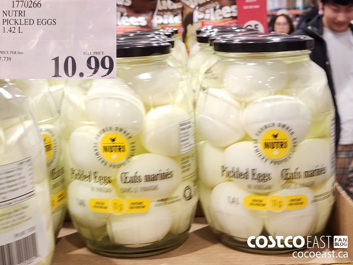 1770266 NUTRI PICKLED EGGS 1.42 L $10.99