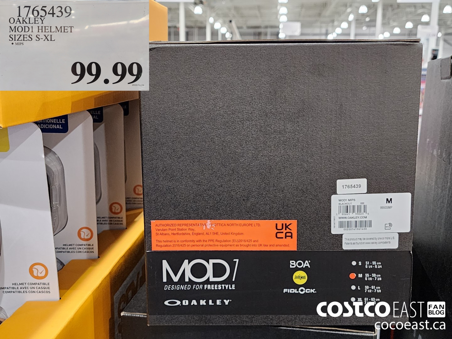 1765439 OAKLEY MOD1 HELMET SIZES S-XL $99.99