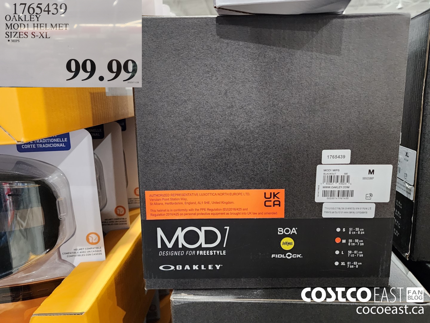 1765439 OAKLEY MOD1 HELMET SIZES S-XL $99.99