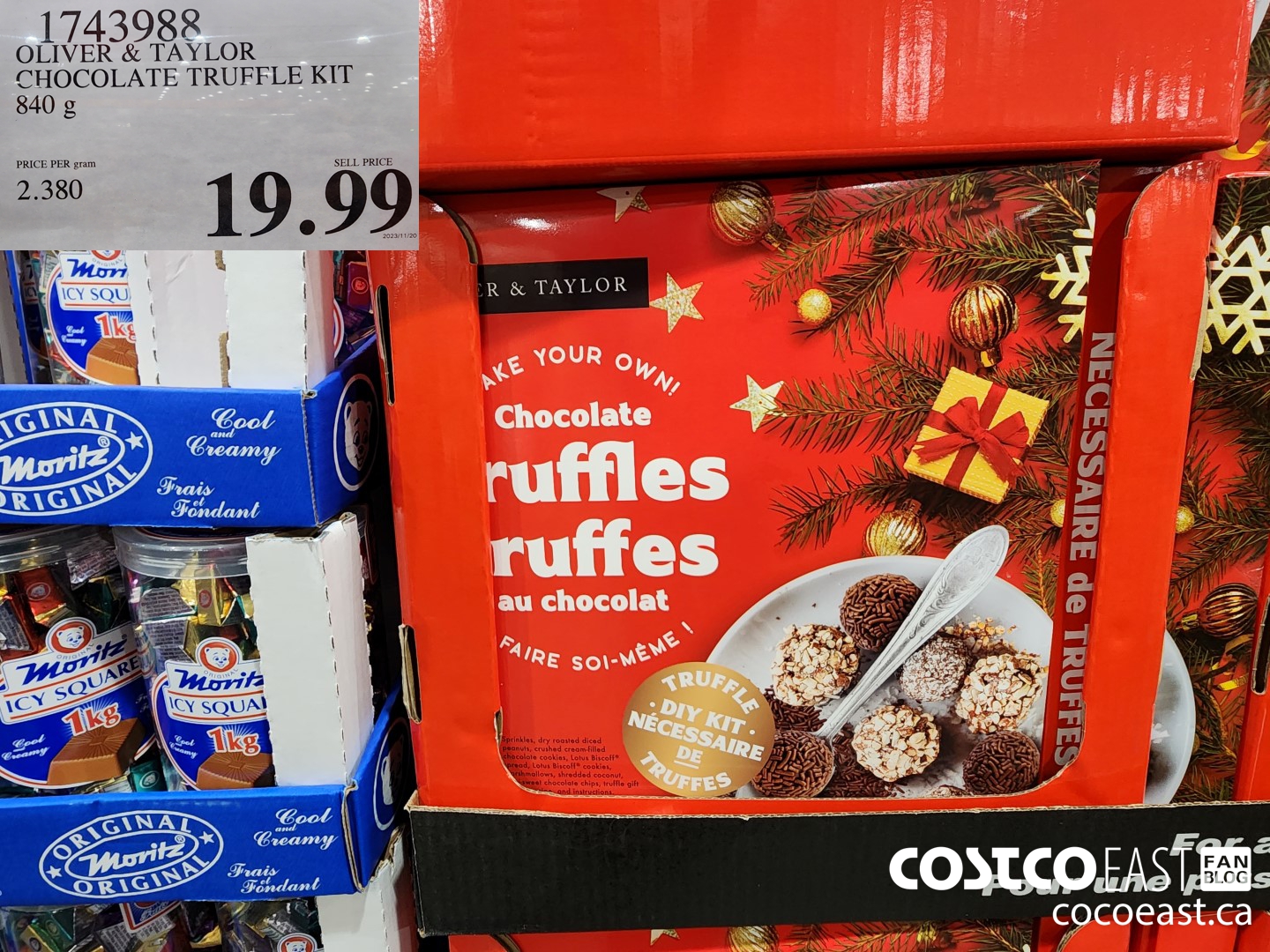1743988 OLIVER & TAYLOR CHOCOLATE TRUFFLE KIT 840 g $19.99