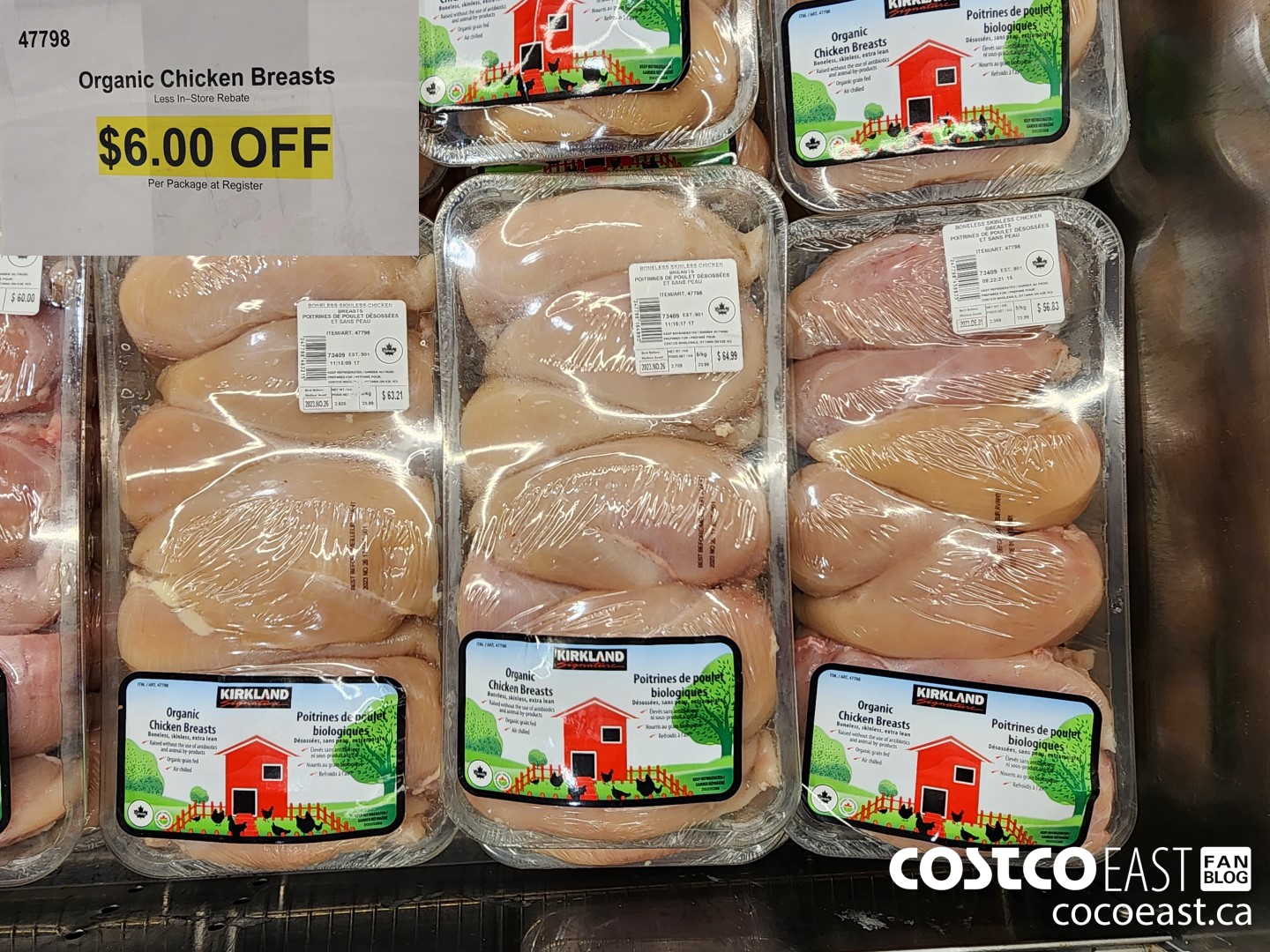 47798 ORGANIC CHICKEN BREASTS ($6.00 INSTANT SAVINGS)