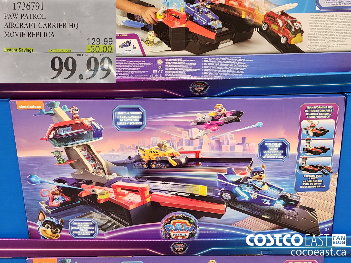 1736791 PAW PATROL AIRCRAFT CARRIER HQ MOVIE REPLICA ($30.00 INSTANT SAVINGS EXPIRES ON 2023-12-03) $99.99