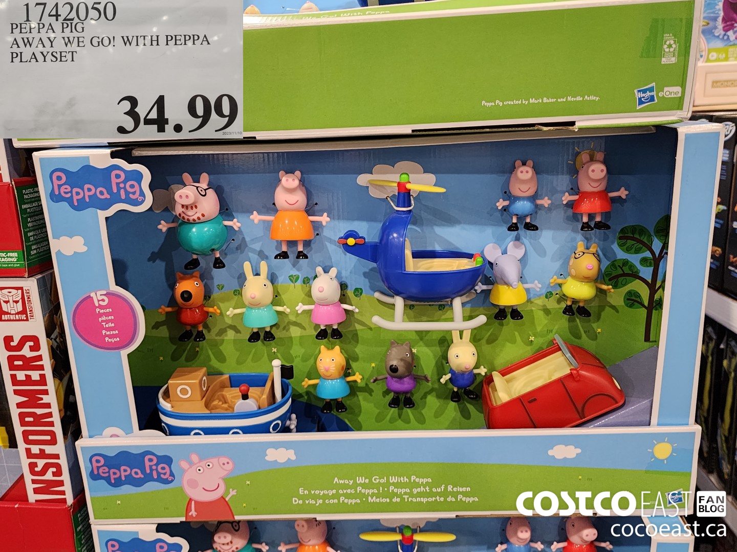 1742050 PEPPA PIG AWAY WE GO! WITH PEPPA PLAYSET $34.99