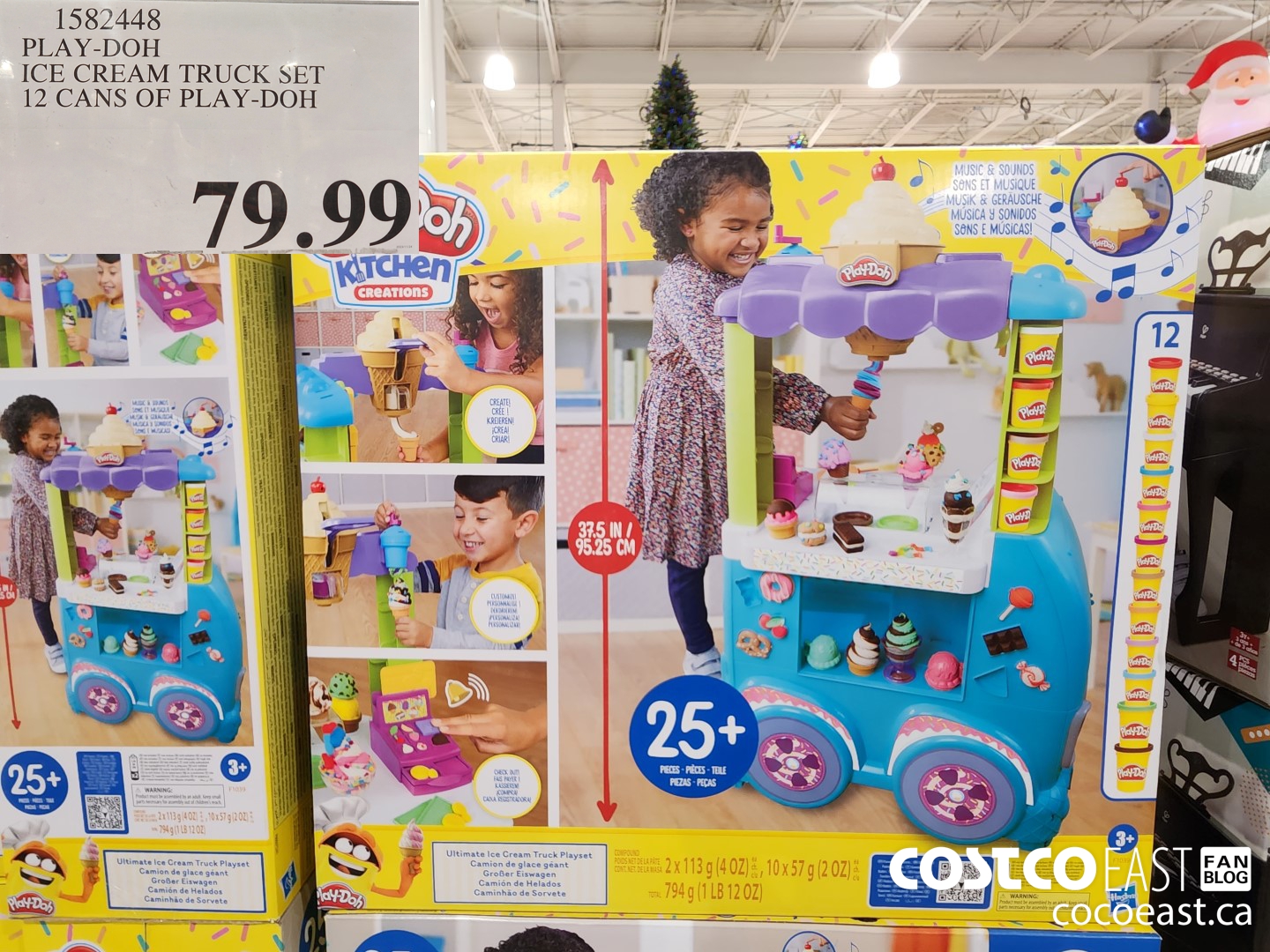 1582448 PLAY-DOH ICE CREAM TRUCK SET 12 CANS OF PLAY-DOH $79.99