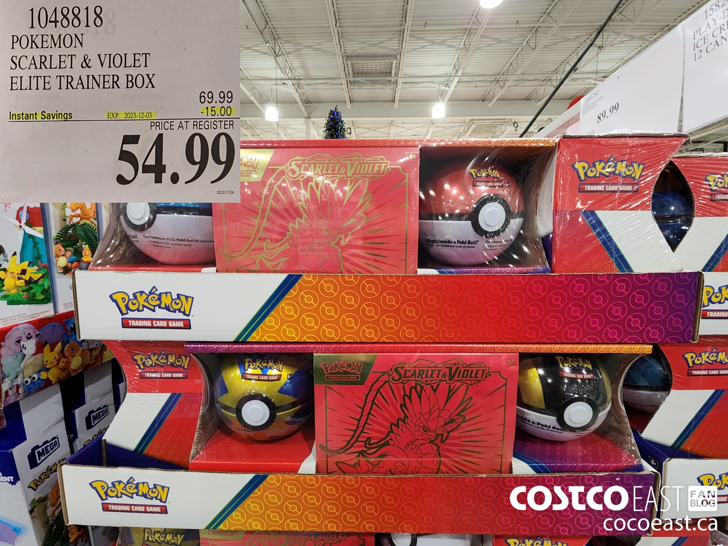 1048818 POKEMON SCARLET & VIOLET ELITE TRAINER BOX ($15.00 INSTANT SAVINGS EXPIRES ON 2023-12-03) $54.99