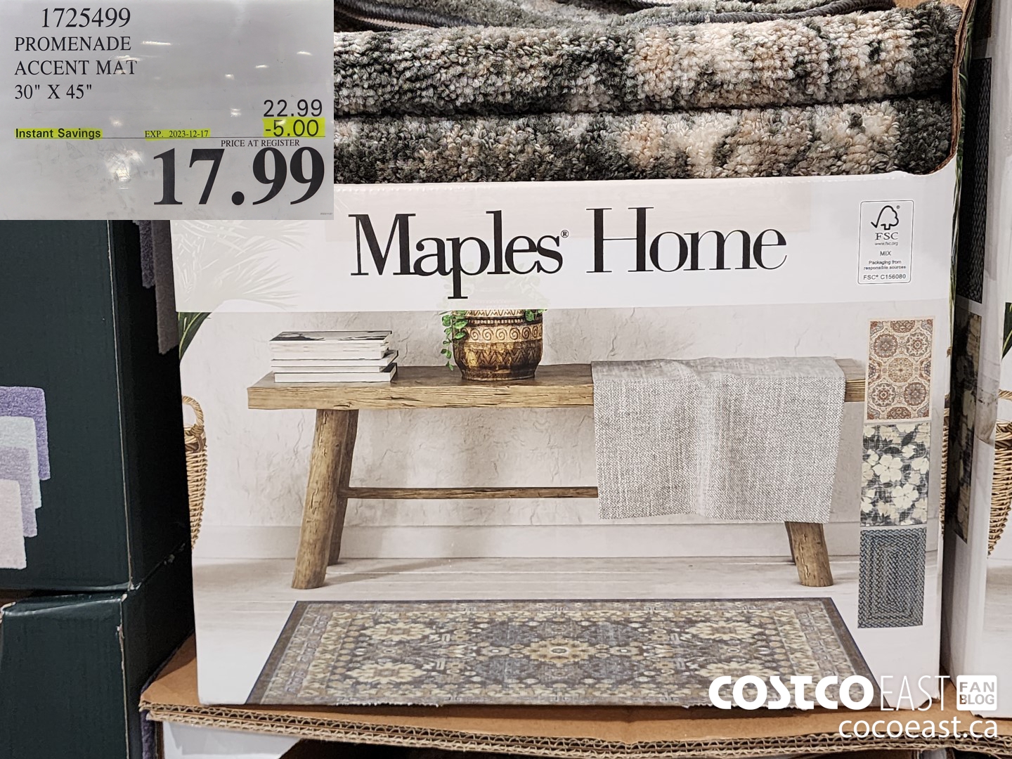 1725499 PROMENADE ACCENT MAT 30