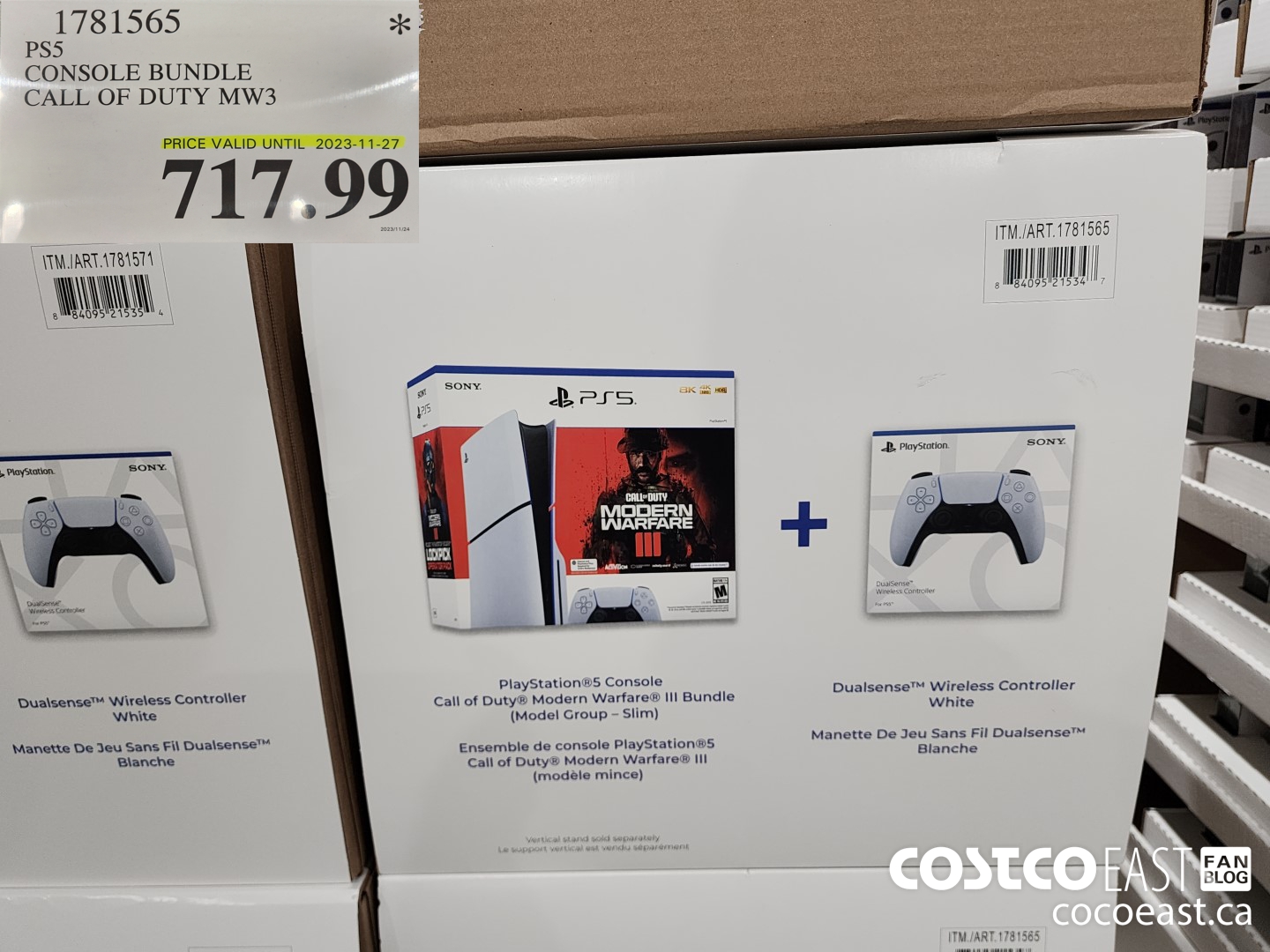 1781565 PS5 CONSOLE BUNDLE CALL OF DUTY MW3 $717.99