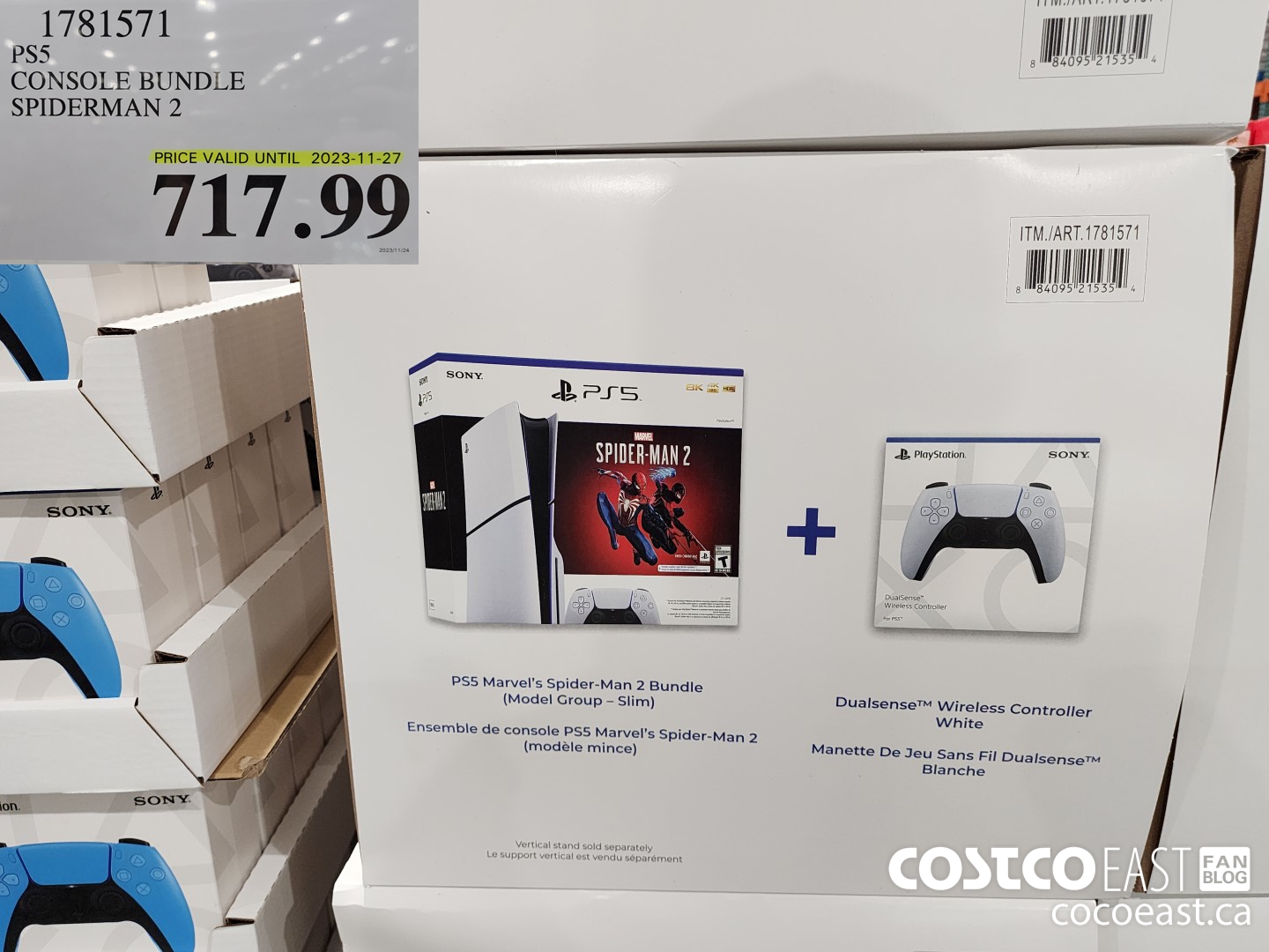 1781571 PSS CONSOLE BUNDLE SPIDERMAN 2 $717.99